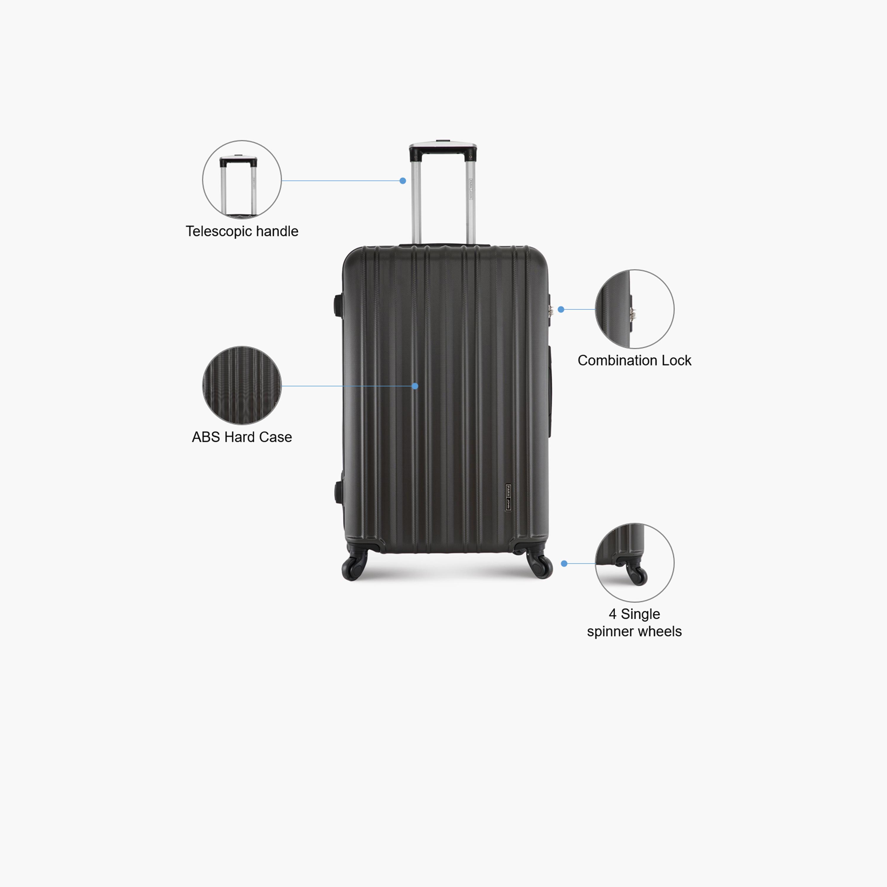 Para John 65 CM Medium Check-in ABS Hard Sided 4-Wheeler Spinner Trolley Bag with Combination Lock-travel-luggagesandbags-luggage-image-3