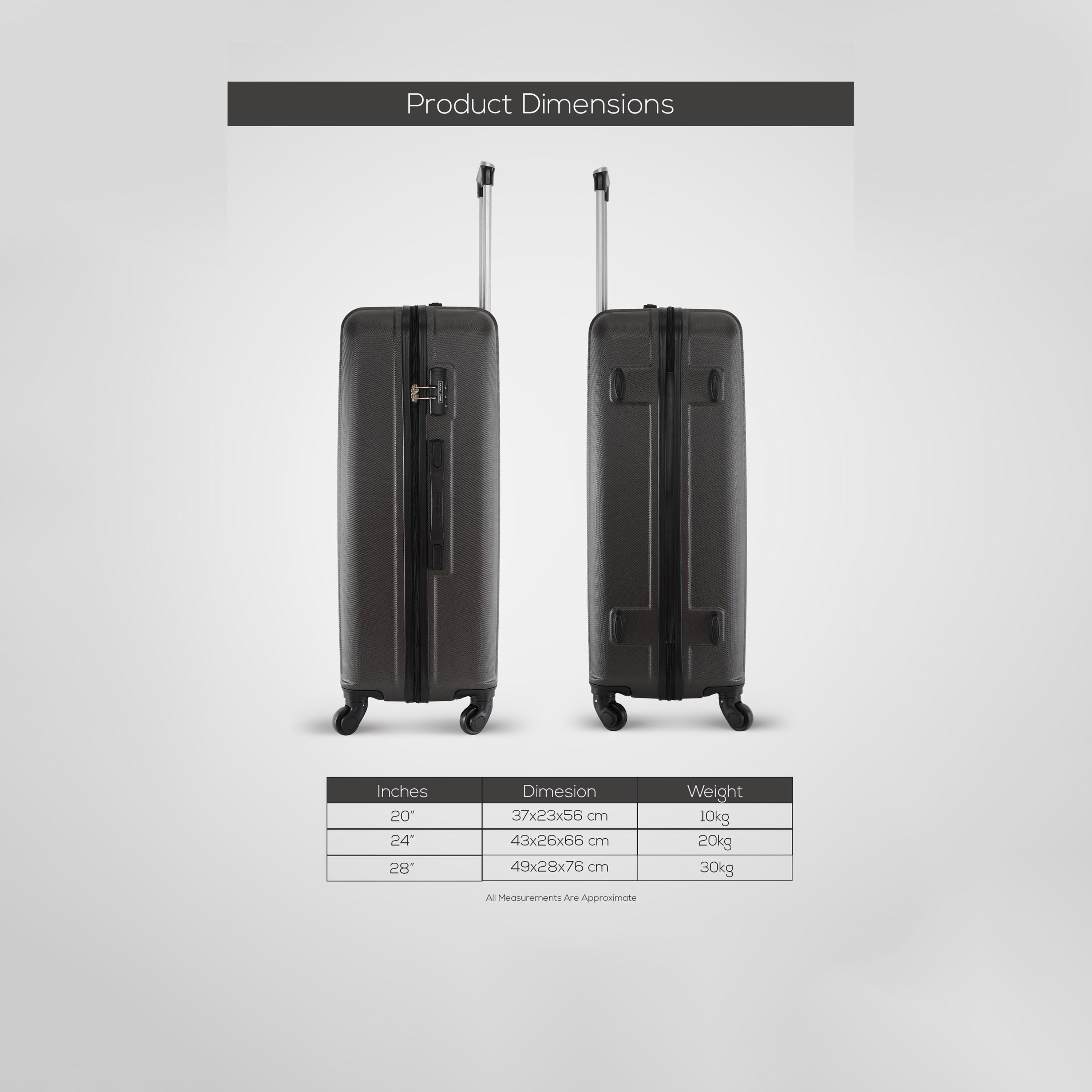 Para John 76 CM Large Check-in ABS Hard Sided 4-Wheeler Spinner Trolley Bag with Combination Lock-travel-luggagesandbags-luggage-image-7