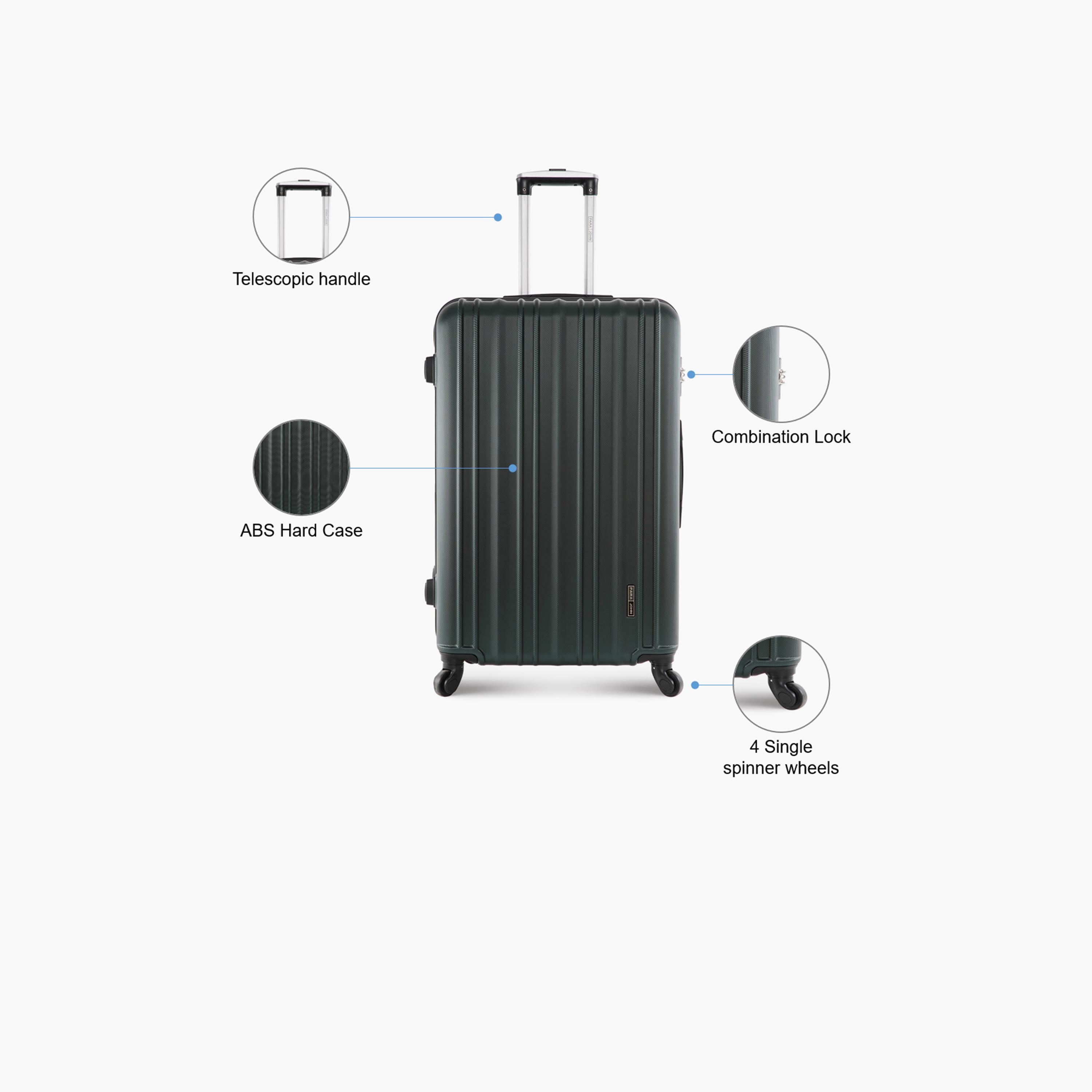 Para John 57 CM Small Cabin ABS Hard Sided 4-Wheeler Spinner Trolley Bag with Combination Lock-travel-luggagesandbags-luggage-image-3
