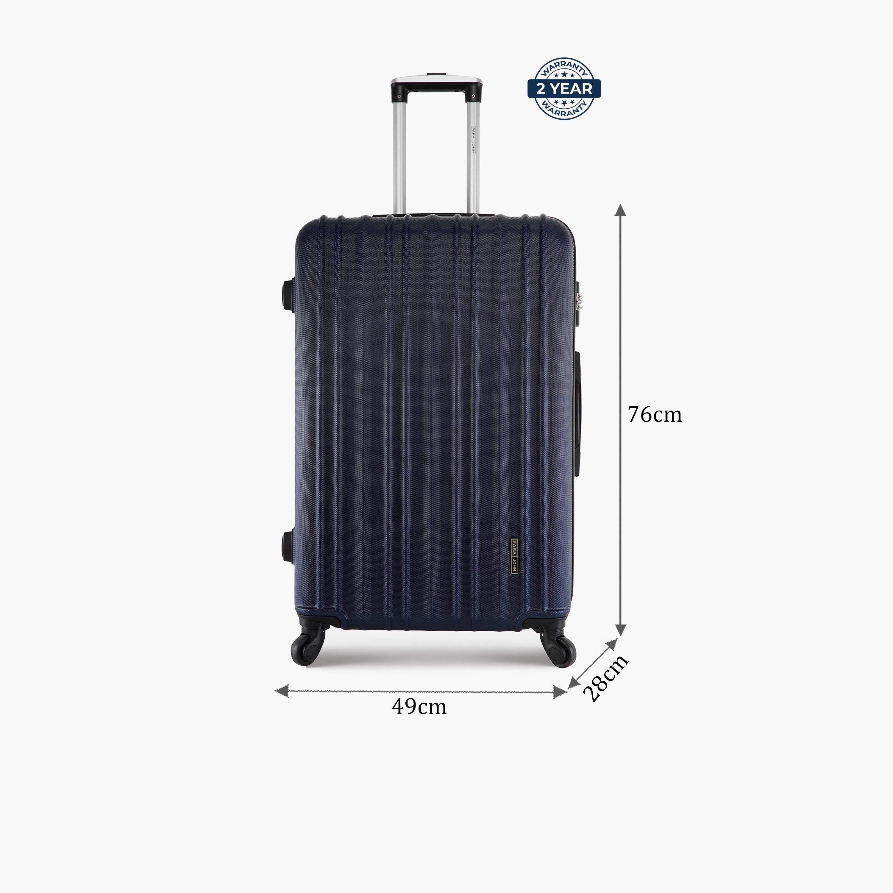 Para John 76 CM Large Check-in ABS Hard Sided 4-Wheeler Spinner Trolley Bag with Combination Lock-travel-luggagesandbags-luggage-image-2