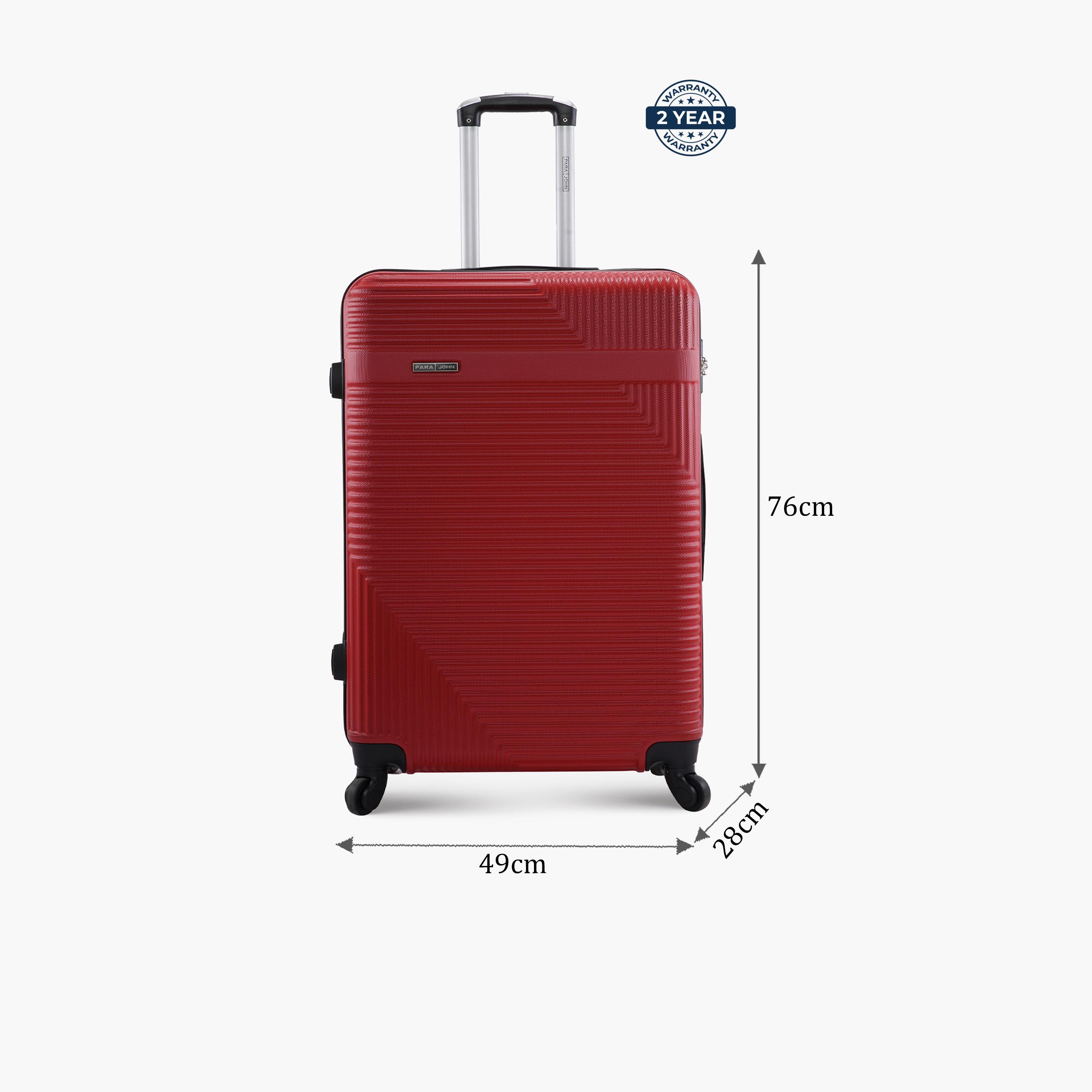 Para John 76 CM Large Check-in ABS Hard Sided 4-Wheeler Spinner Trolley Bag with Combination Lock-travel-luggagesandbags-luggage-image-2