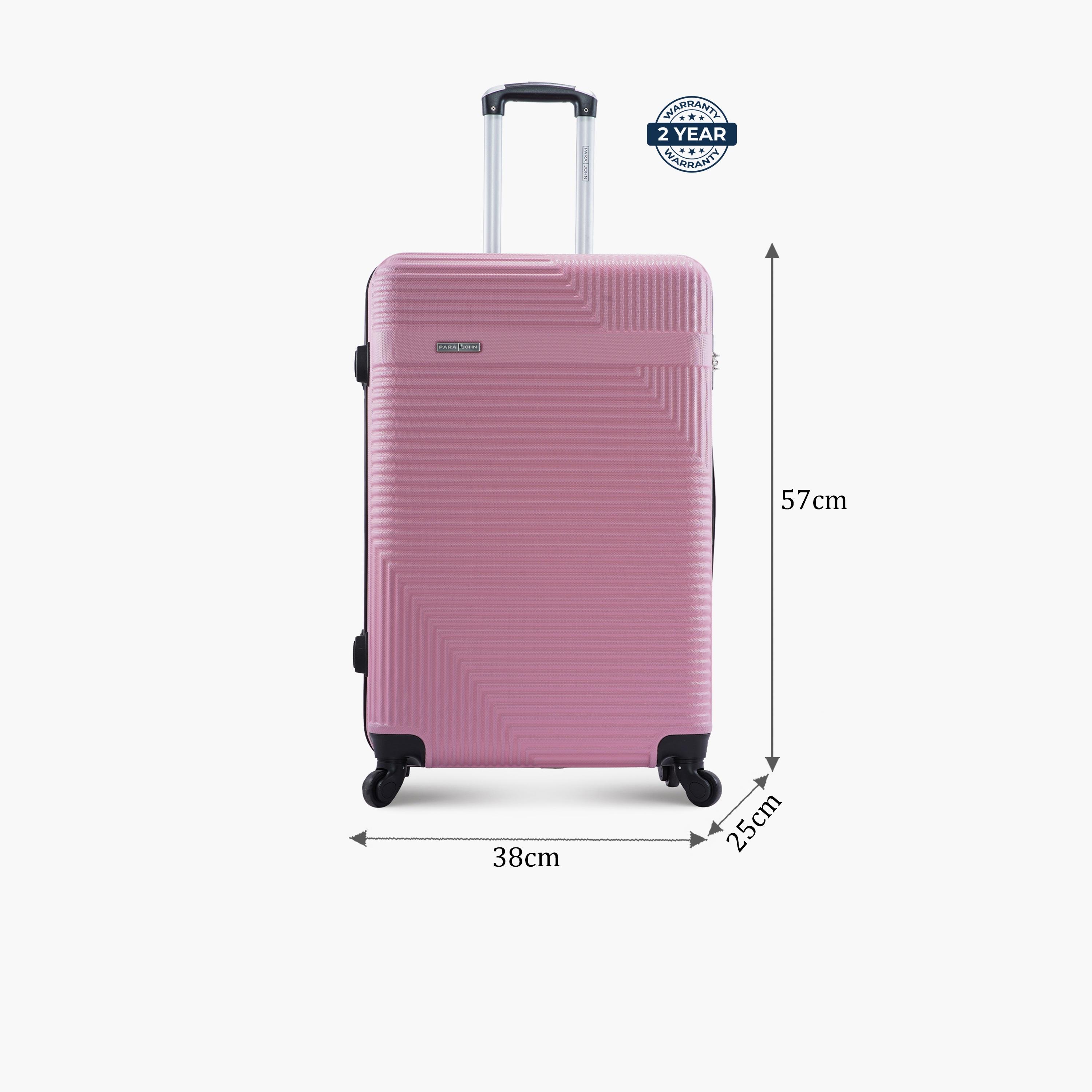 Para John 57 CM Small Cabin ABS Hard Sided 4-Wheeler Spinner Trolley Bag with Combination Lock-travel-luggagesandbags-luggage-image-2