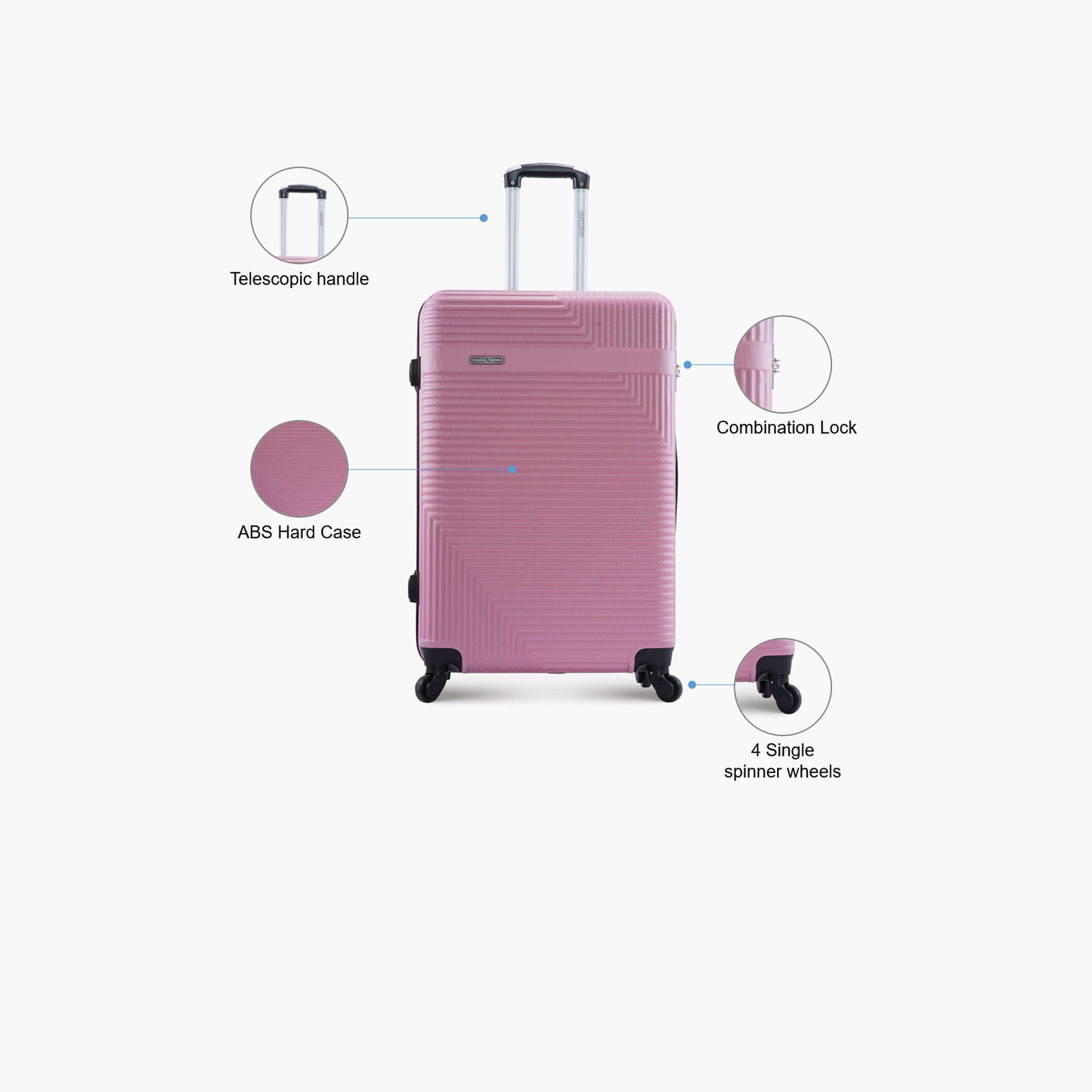 Para John 57 CM Small Cabin ABS Hard Sided 4-Wheeler Spinner Trolley Bag with Combination Lock-travel-luggagesandbags-luggage-image-3