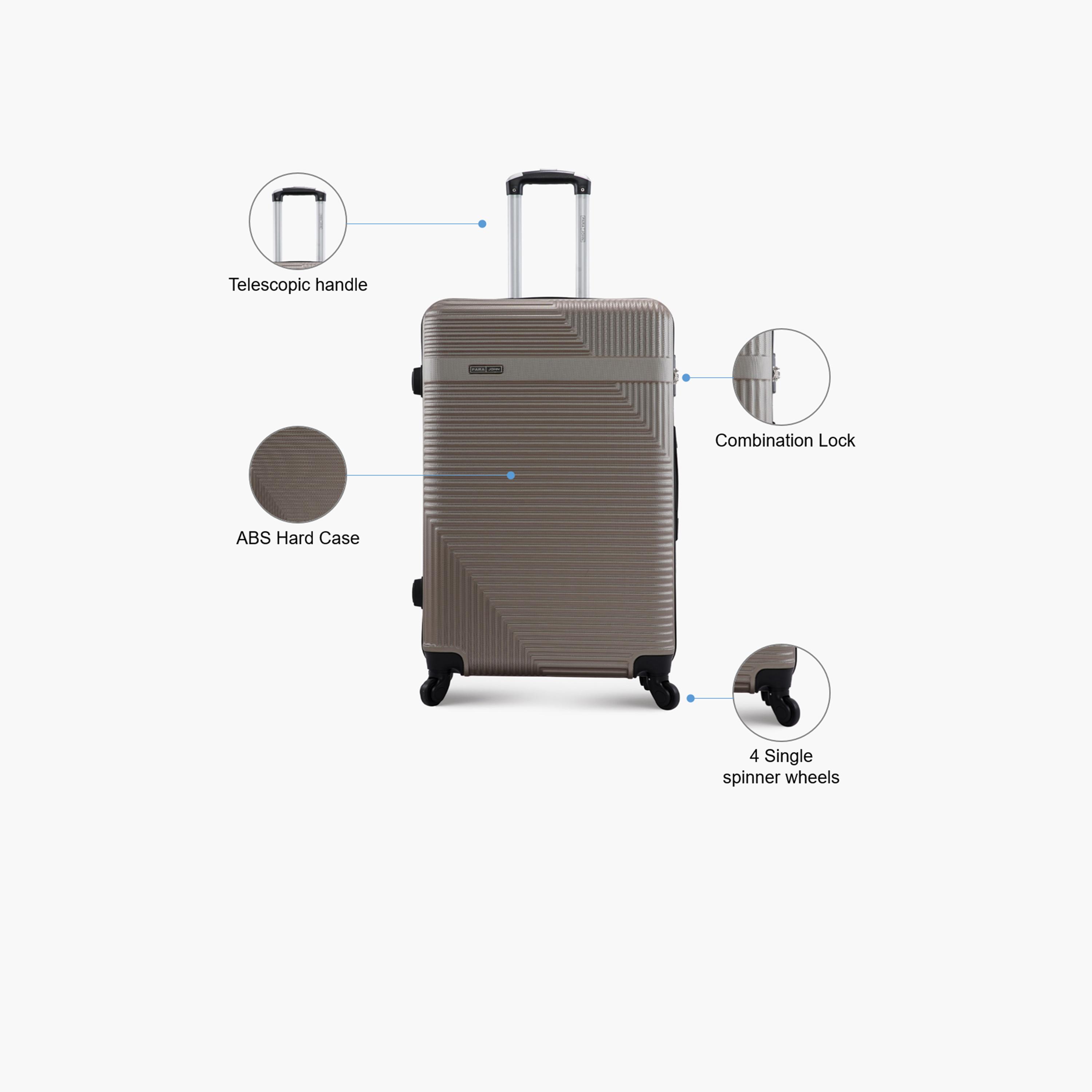 Para John 65 CM Medium Check-in ABS Hard Sided 4-Wheeler Spinner Trolley Bag with Combination Lock-travel-luggagesandbags-luggage-image-3