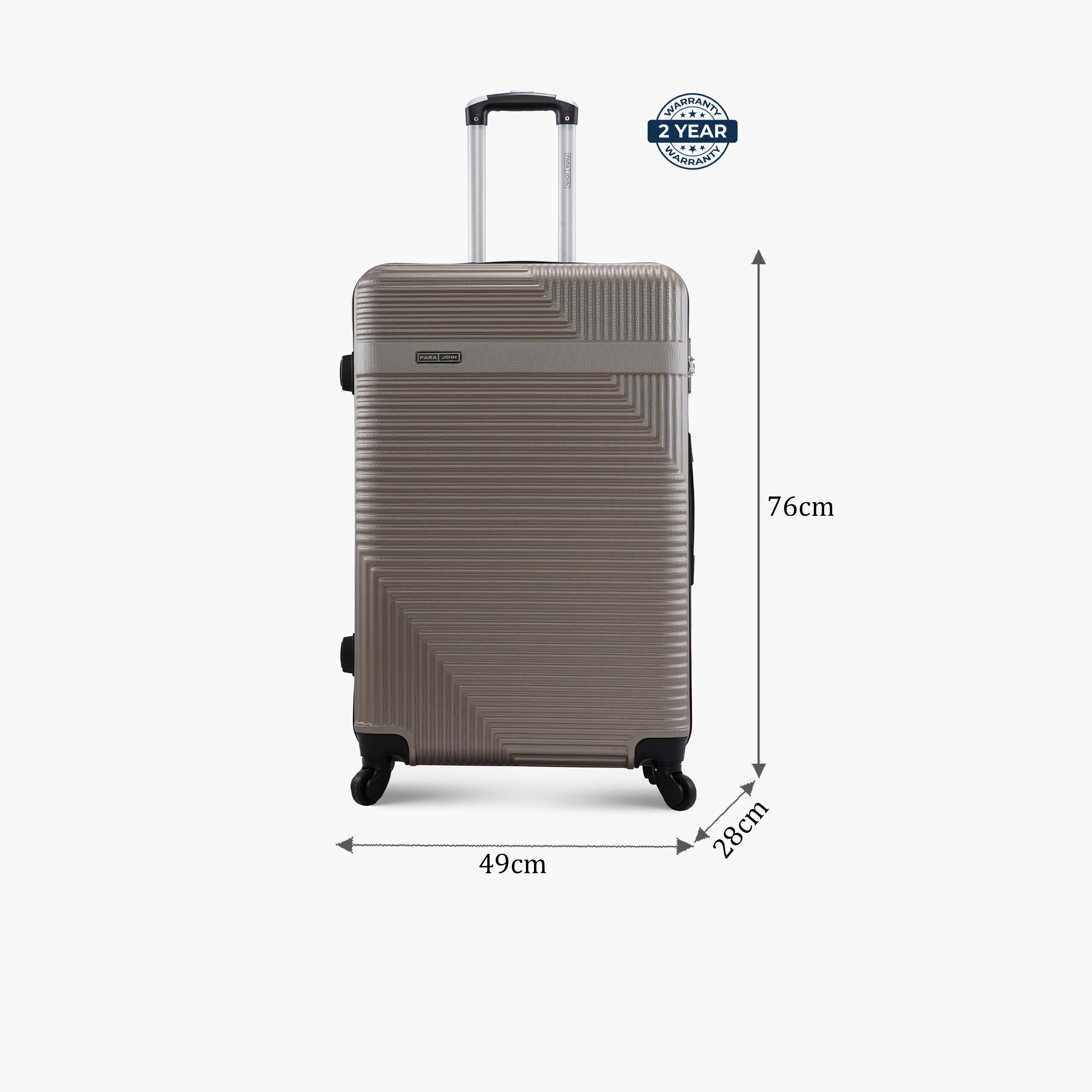 Para John 76 CM Large Check-in ABS Hard Sided 4-Wheeler Spinner Trolley Bag with Combination Lock-travel-luggagesandbags-luggage-image-2
