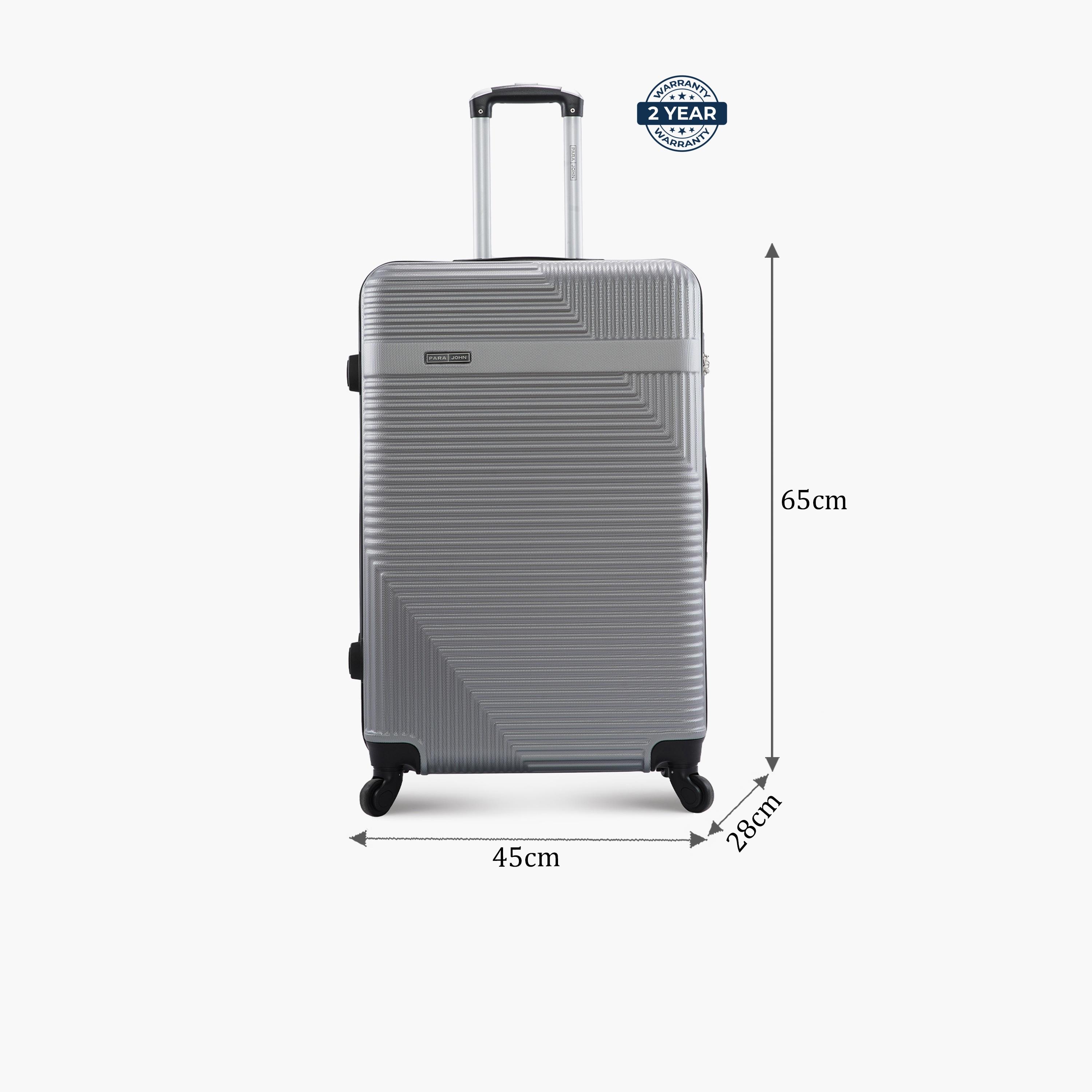 Para John 65 CM Medium Check-in ABS Hard Sided 4-Wheeler Spinner Trolley Bag with Combination Lock-travel-luggagesandbags-luggage-image-2