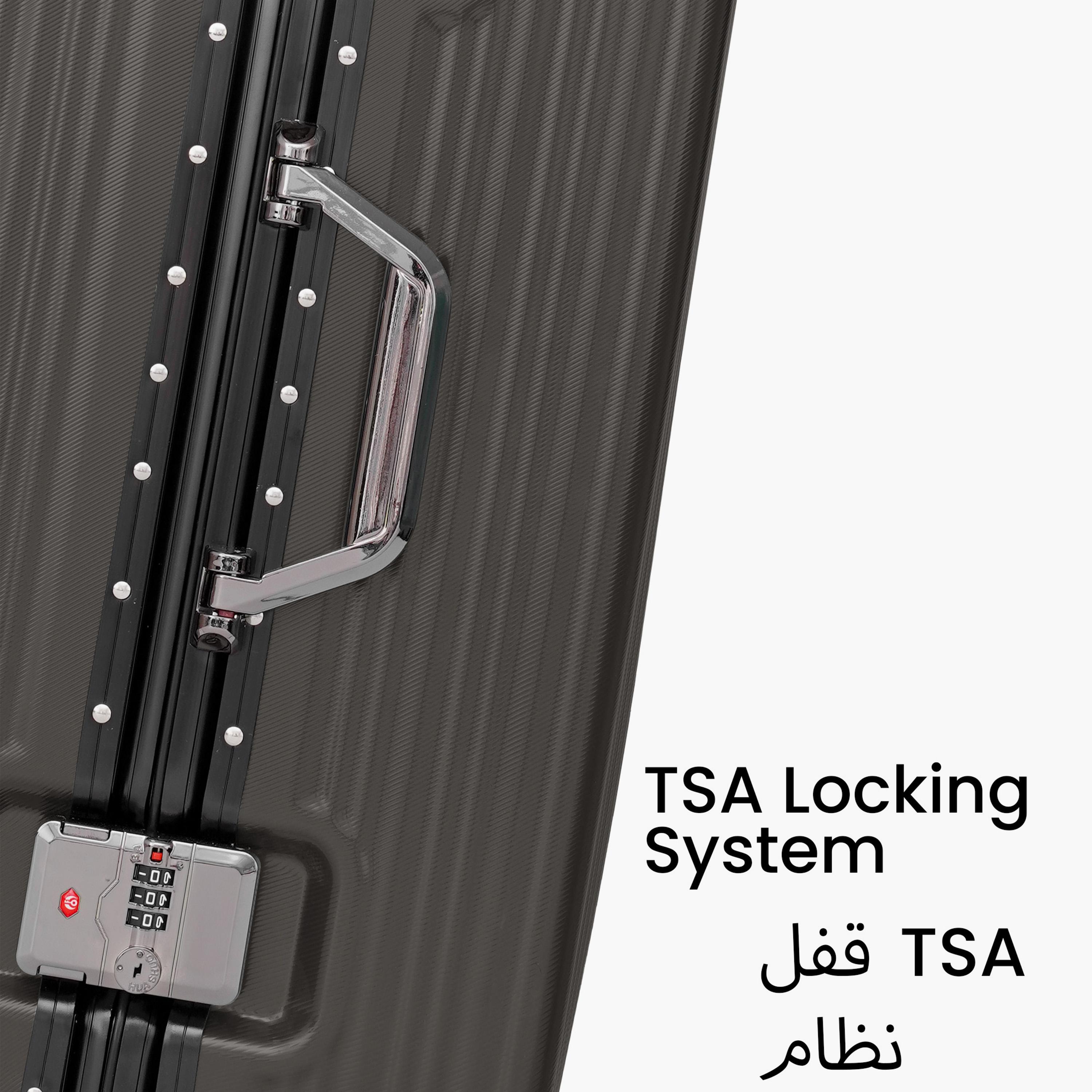 Para John Set of 3 ABS Hard Sided 4-Wheeler Spinner Trolley Bag with Combination Lock-travel-luggagesandbags-luggage-image-10