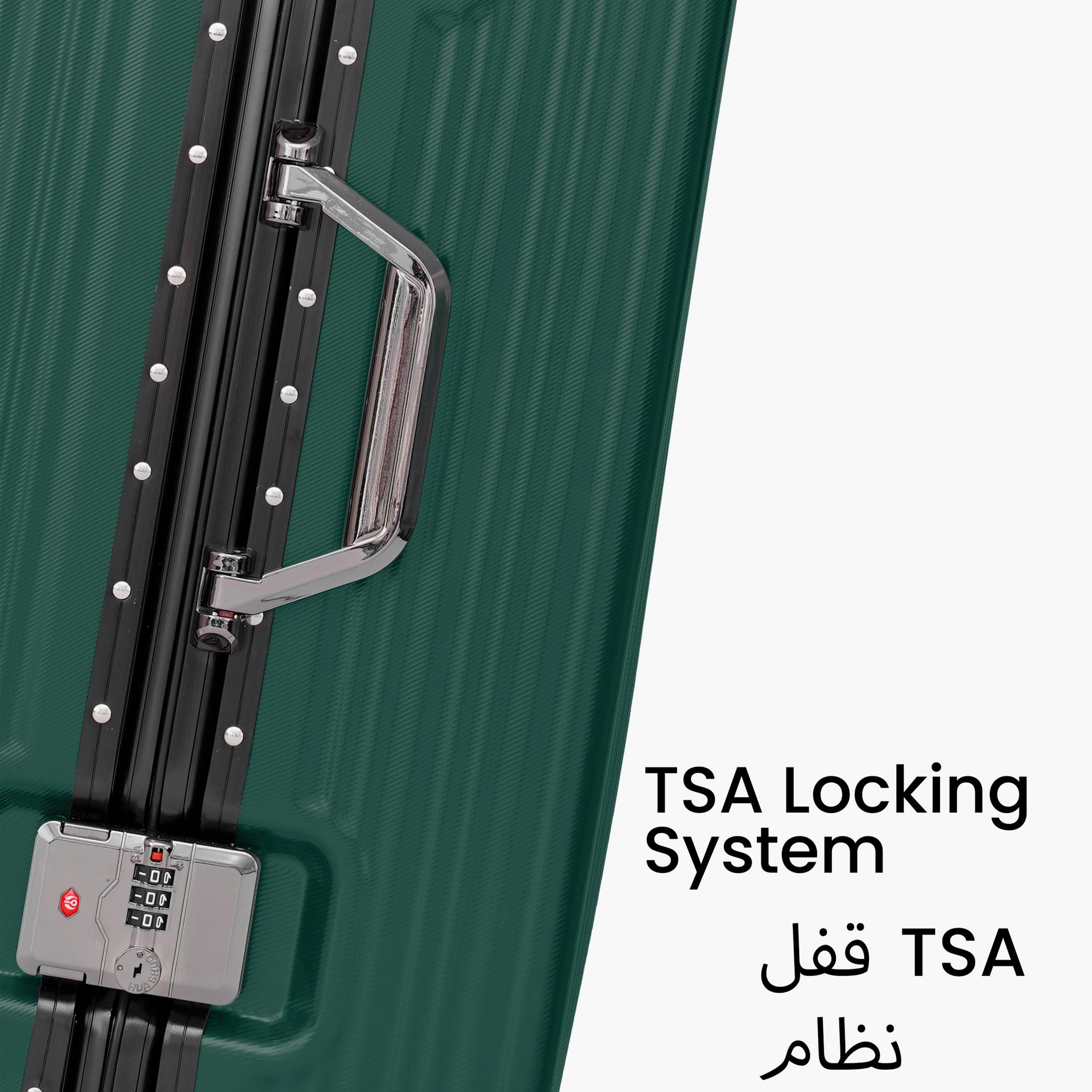 Para John Set of 3 ABS Hard Sided 4-Wheeler Spinner Trolley Bag with Combination Lock-travel-luggagesandbags-luggage-image-22