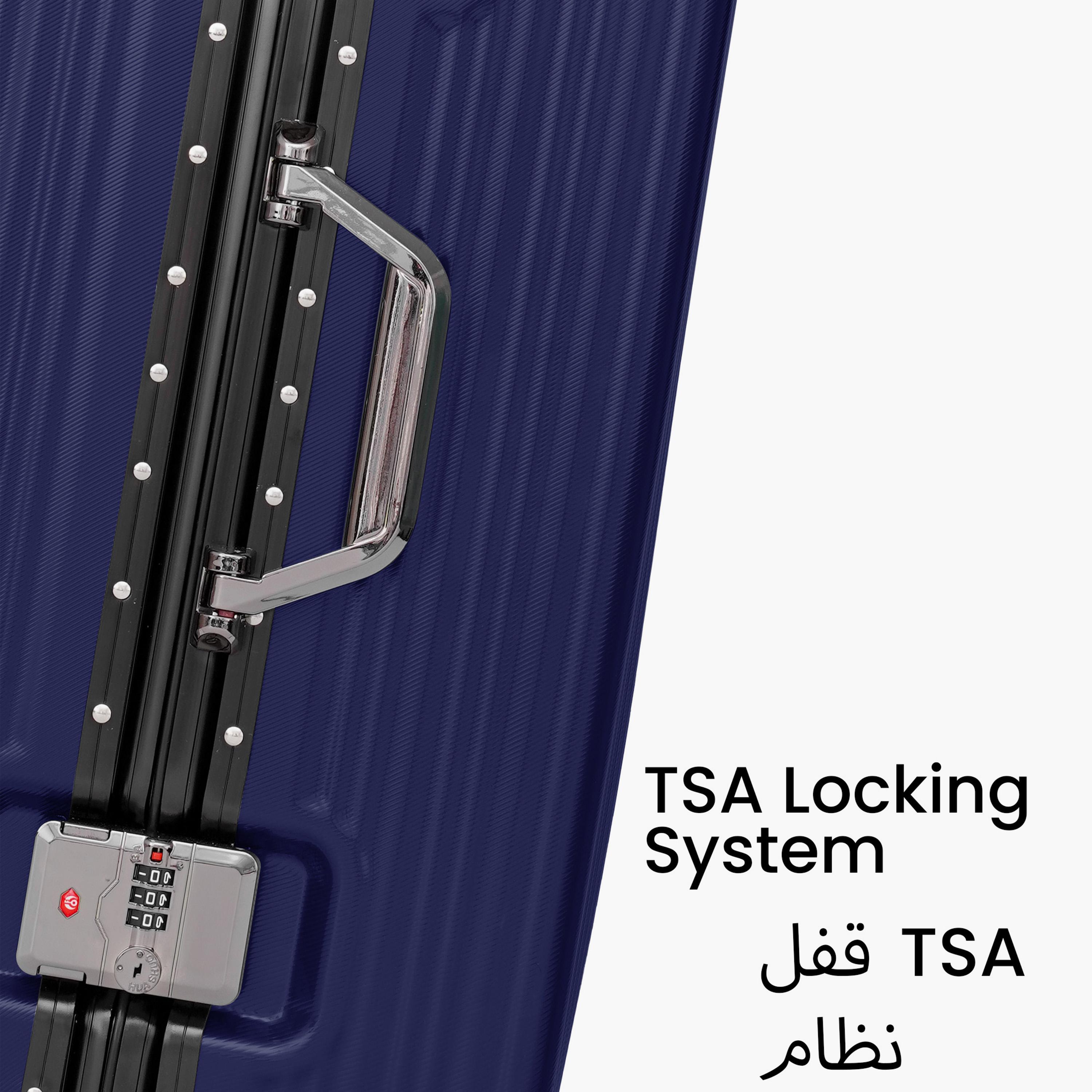 Para John Set of 3 ABS Hard Sided 4-Wheeler Spinner Trolley Bag with Combination Lock-travel-luggagesandbags-luggage-image-28
