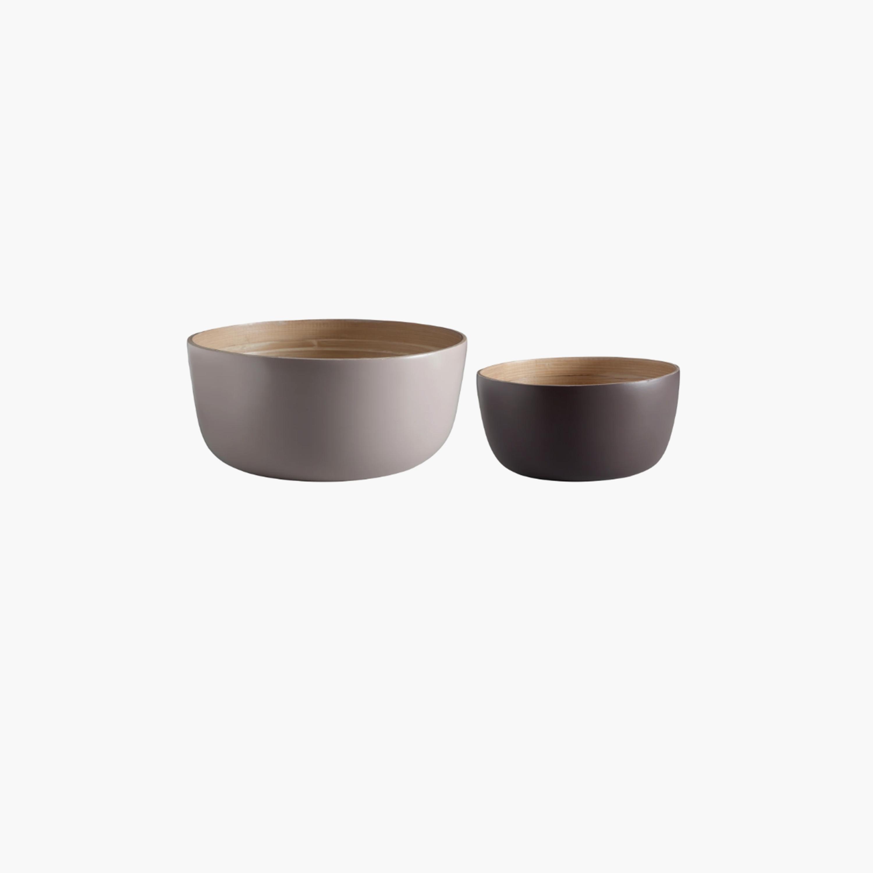 Porter Green Latte + Donkey Bebb Biodegradable Bamboo Bowls-household-dining-serveware-servingplatters-image-1