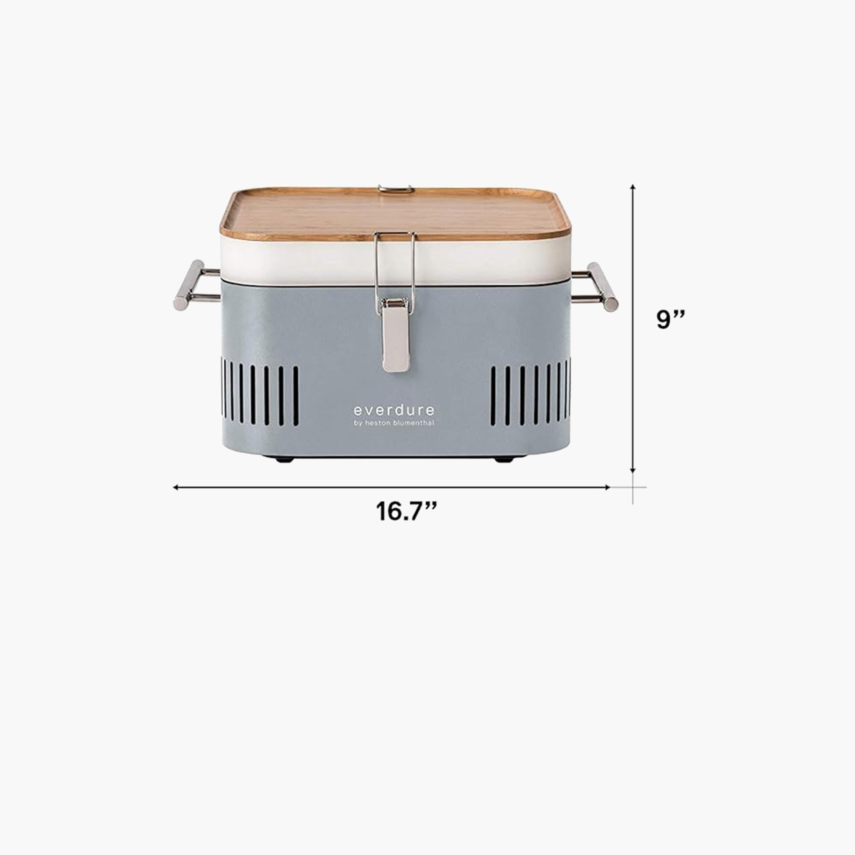 Everdure Cube Charcoal Barbecue, Stone-household-appliances-kitchenappliances-otherkitchenappliances-image-2
