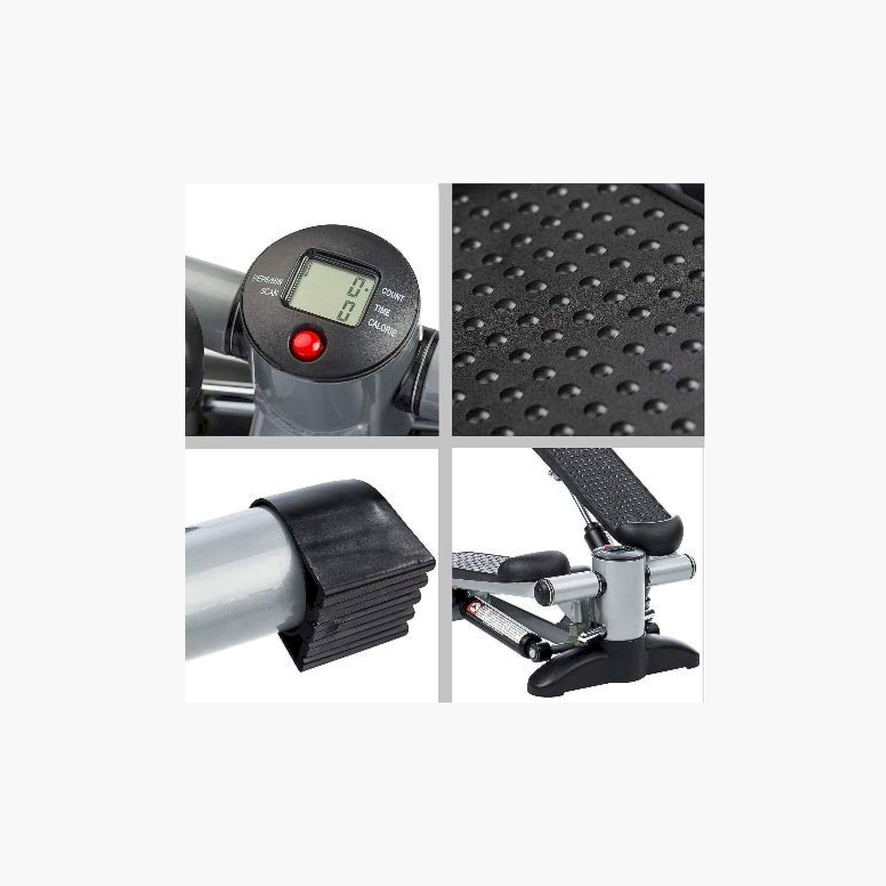 X MAXSTRENGTH - Mini Stepper Exercise Machine with LCD & Bands-sports-gear-gym-image-2