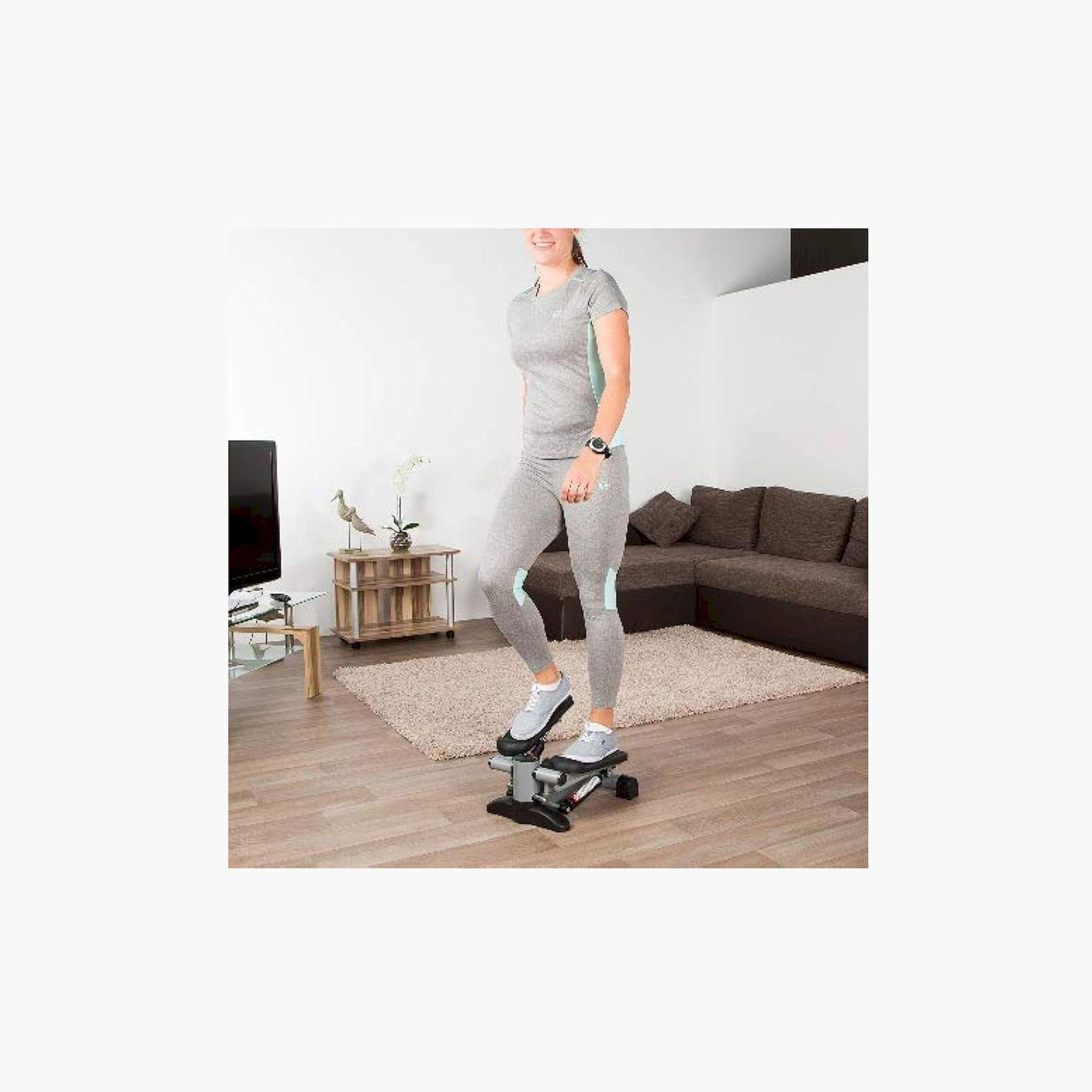 X MAXSTRENGTH - Mini Stepper Exercise Machine with LCD & Bands-sports-gear-gym-image-4