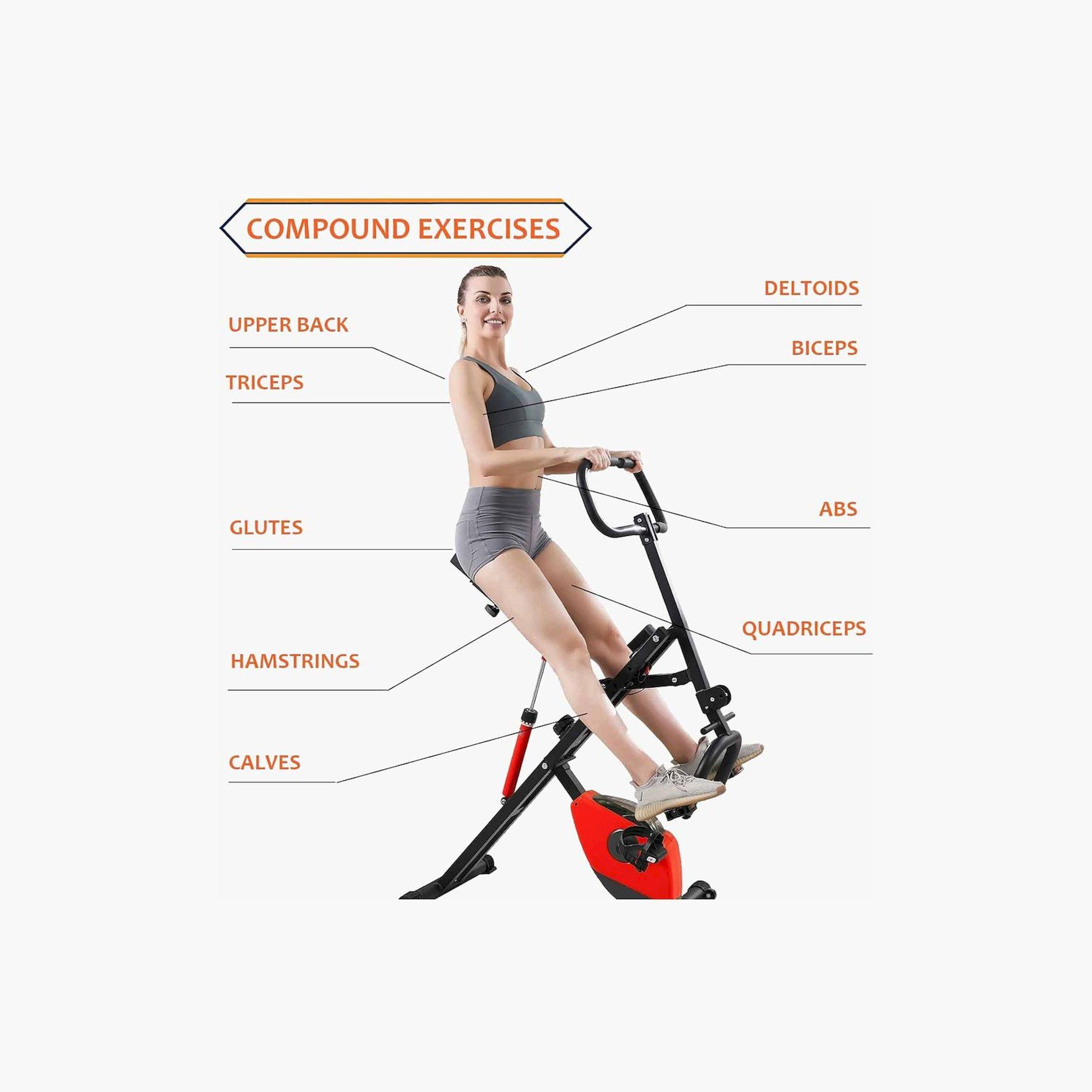 X MAXSTRENGTH - Squat Aid & Ab Booster Workout Machine - Random Color-sports-gear-gym-image-4