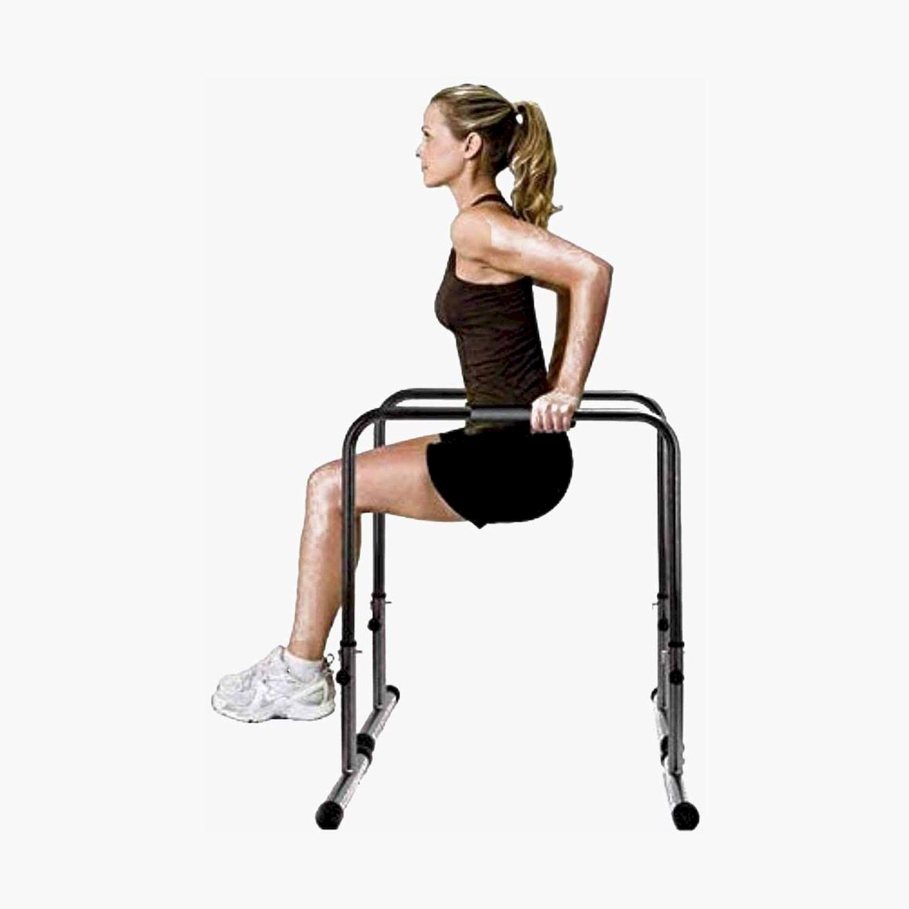 X MAXSTRENGTH - Adjustable Dip Bars for Strength Training - Random Color-sports-gear-gym-image-1