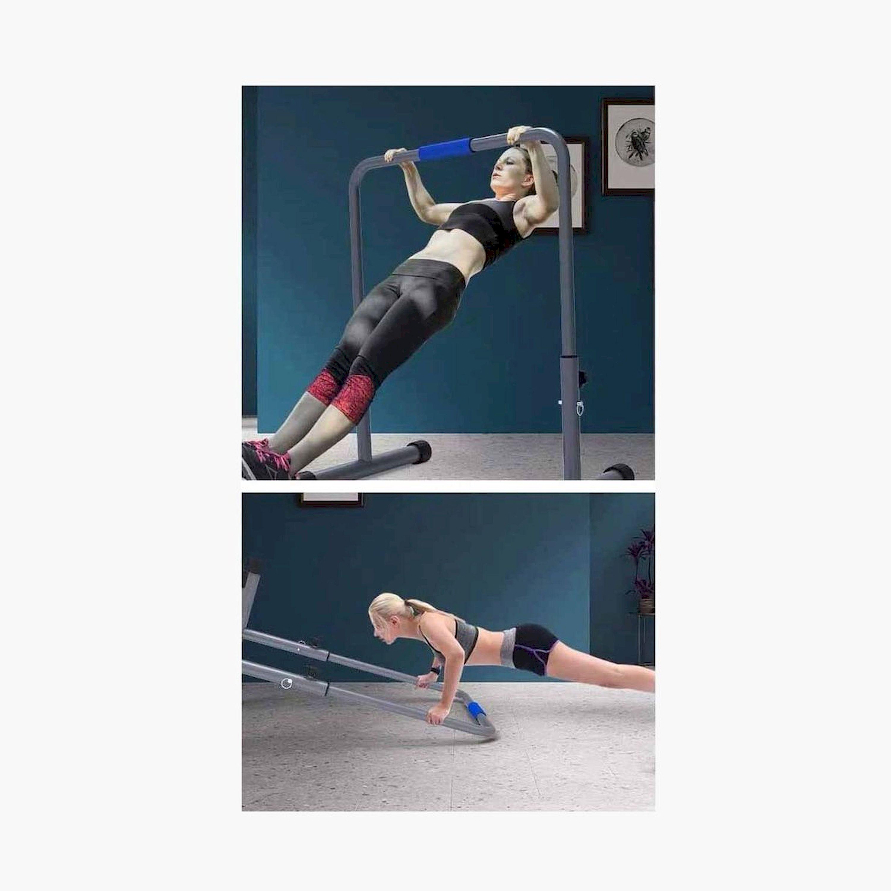 X MAXSTRENGTH - Adjustable Dip Bars for Strength Training - Random Color-sports-gear-gym-image-3