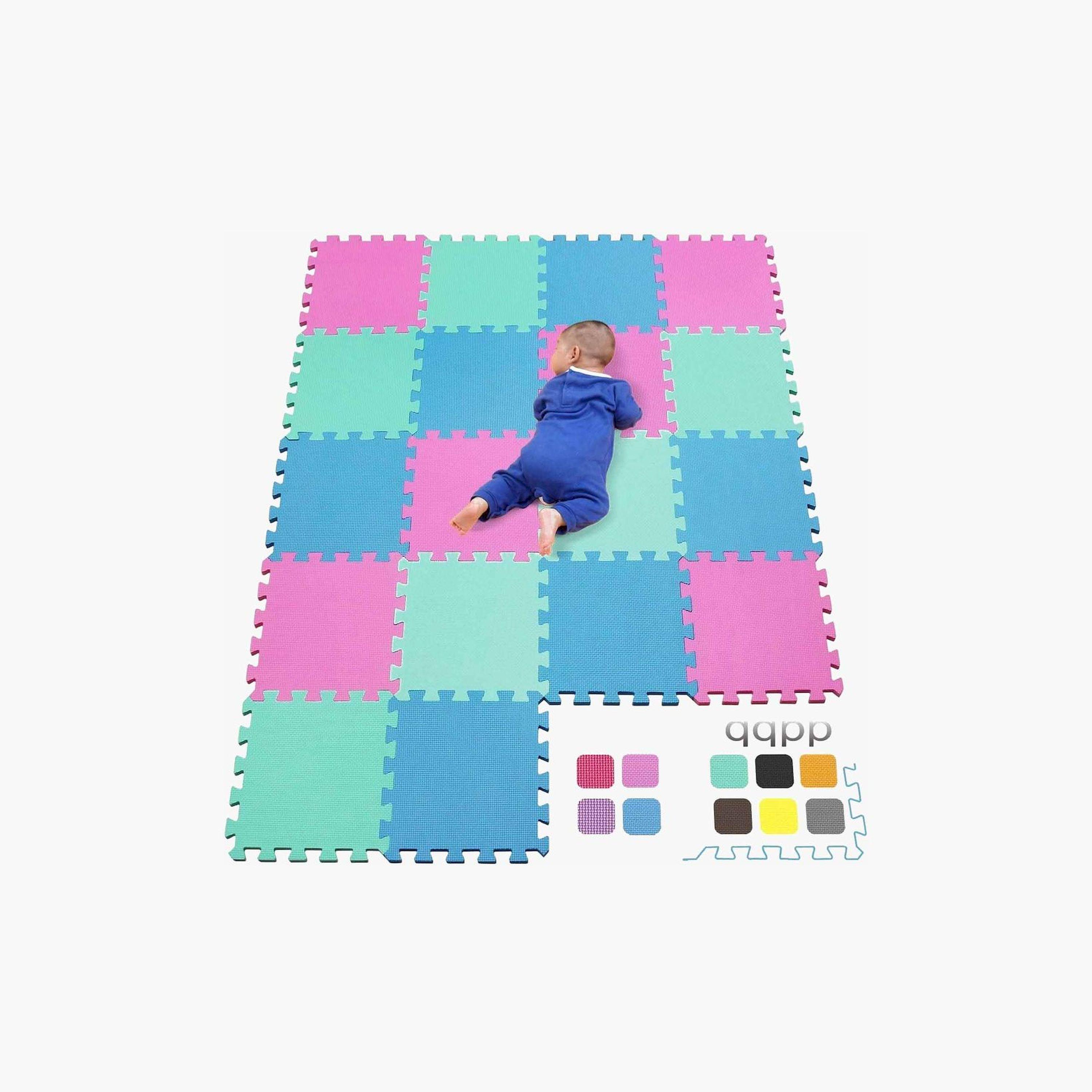 X MAXSTRENGTH - 4PCs Interlocking Foam Play Mats (12mm)-sports-gear-gym-image-3