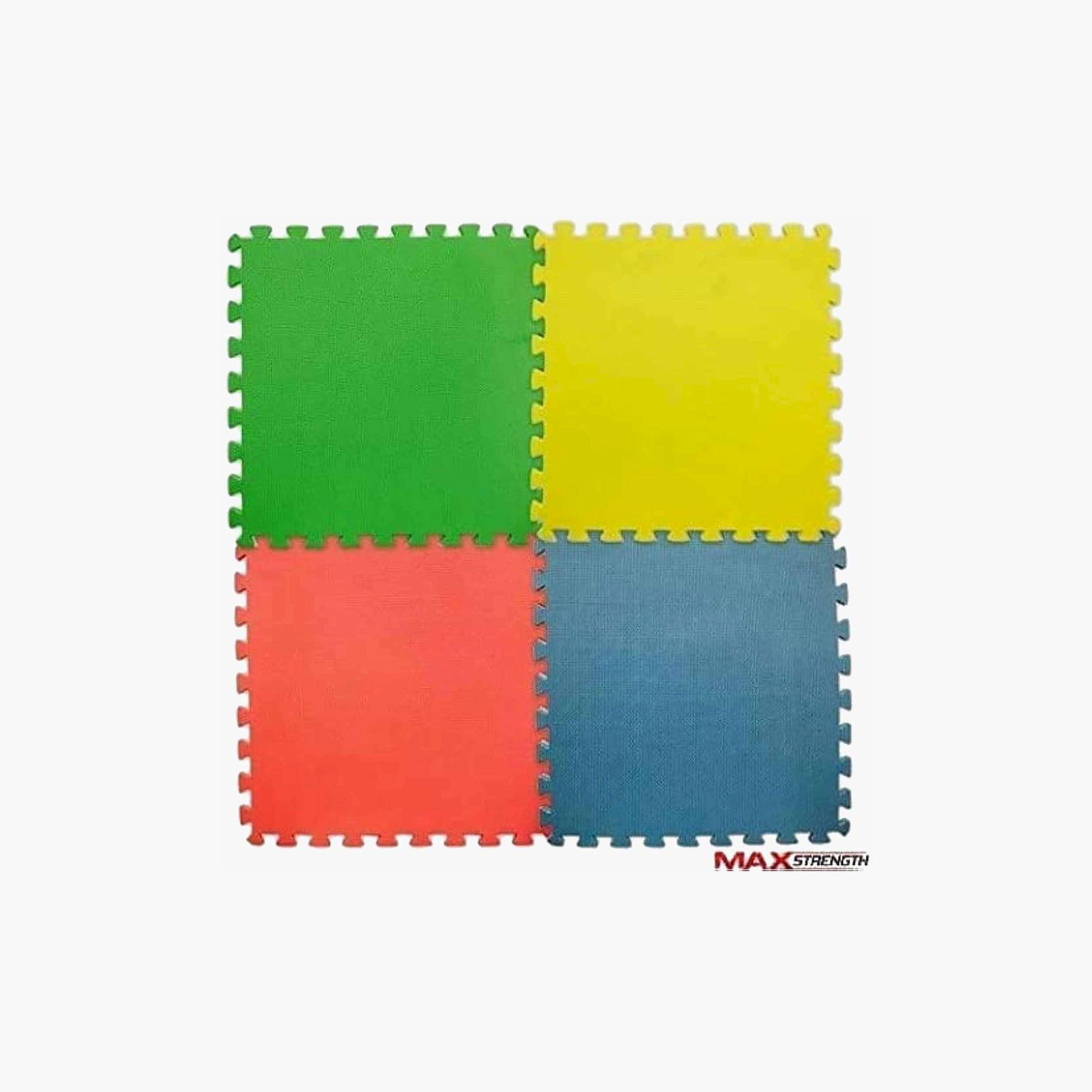 X MAXSTRENGTH - 4PCs Interlocking Foam Play Mats (12mm)-sports-gear-gym-image-5