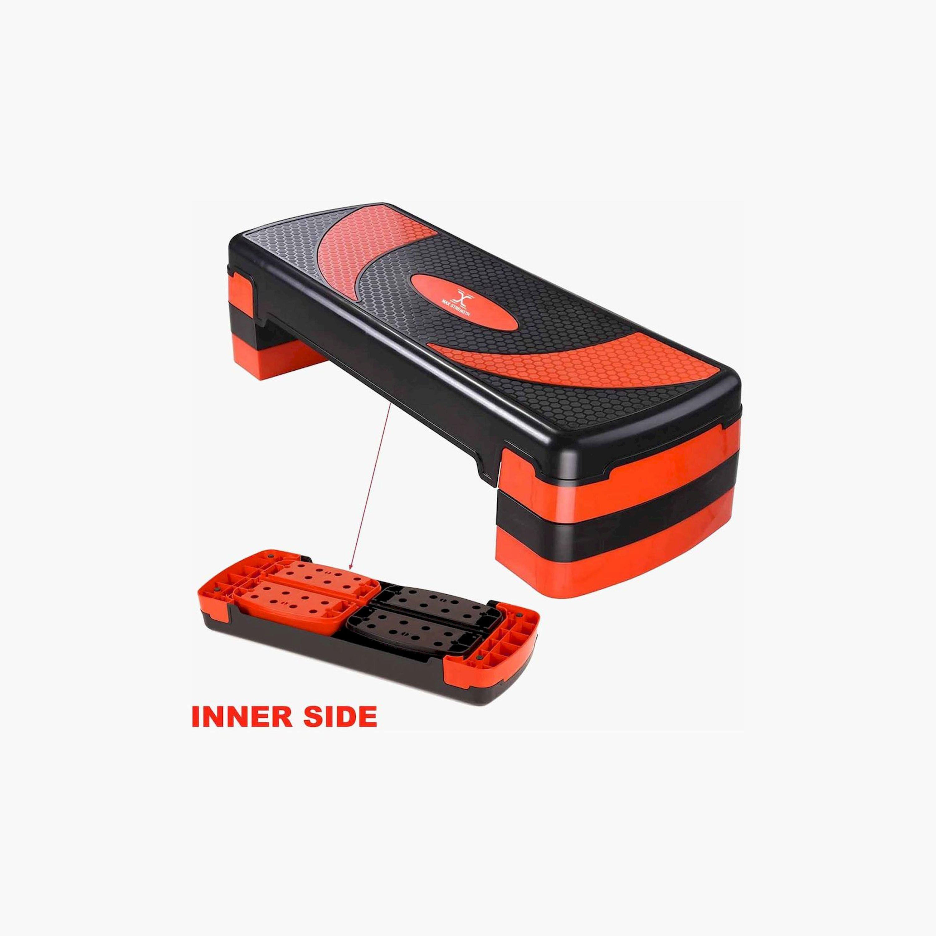 X MAXSTRENGTH - Multi-Level Aerobic Stepper (5 Level) -Red/Black-sports-gear-gym-image-6