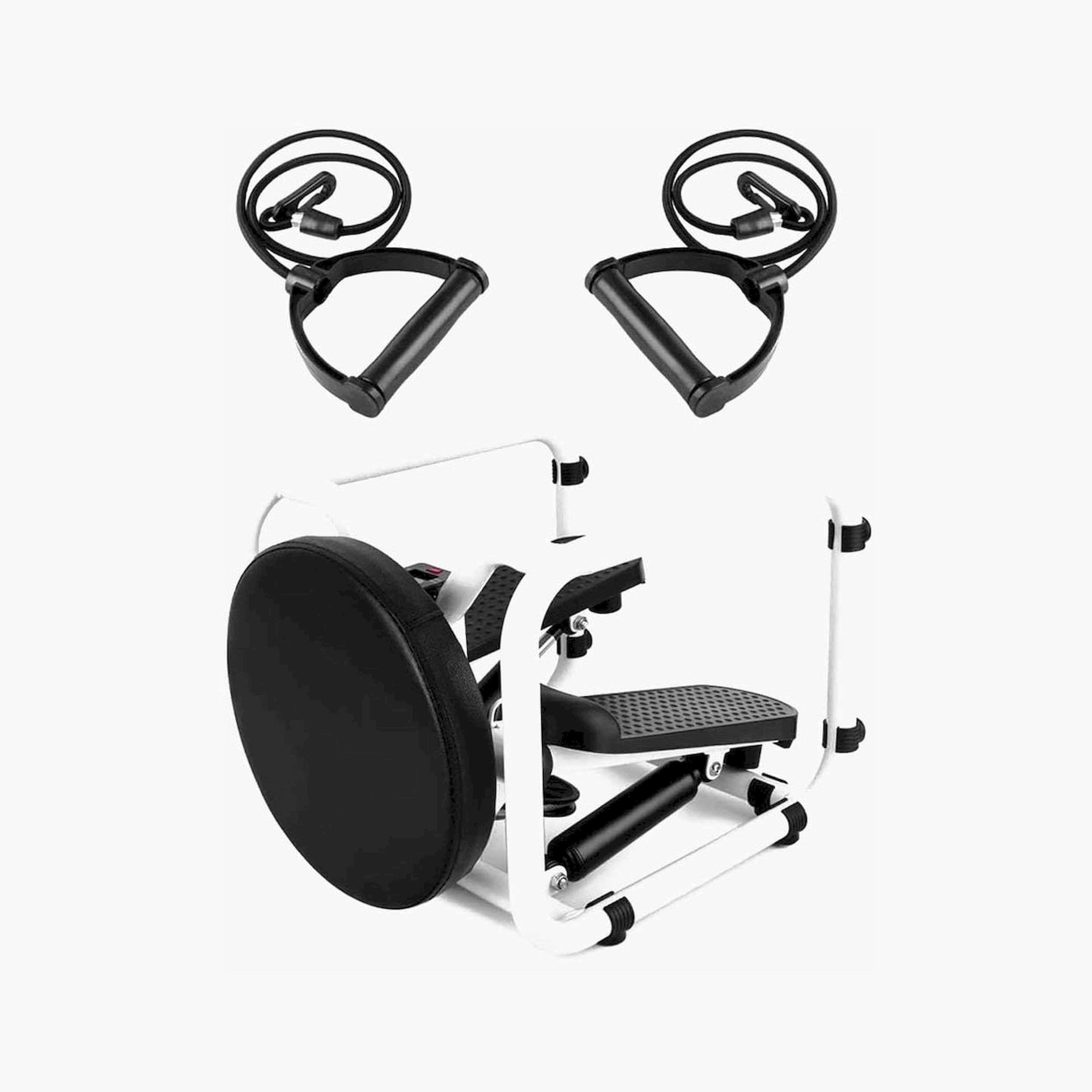 X MAXSTRENGTH - Mini Fitness Twist Stepper with Bands & Display-sports-gear-gym-image-1