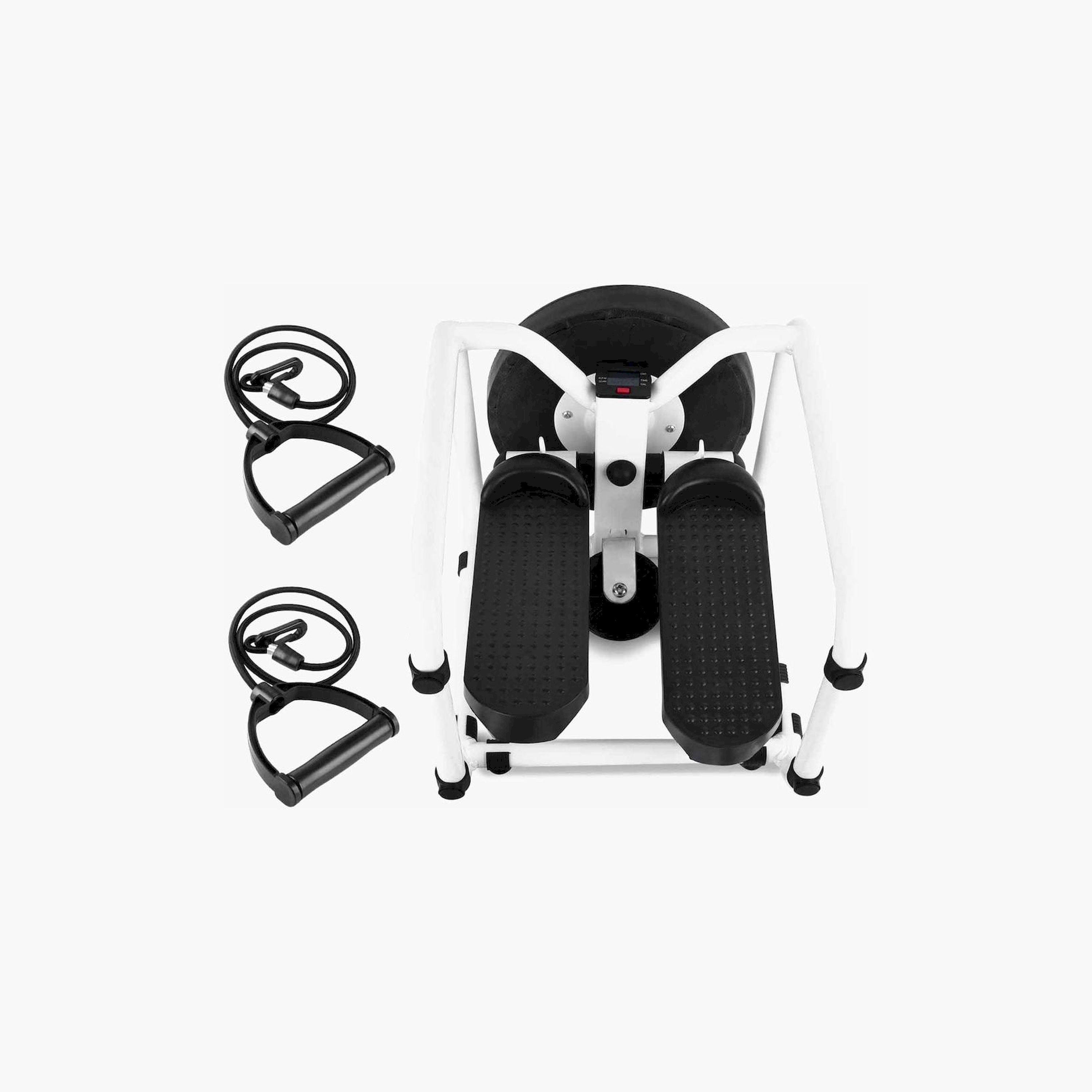 X MAXSTRENGTH - Mini Fitness Twist Stepper with Bands & Display-sports-gear-gym-image-2