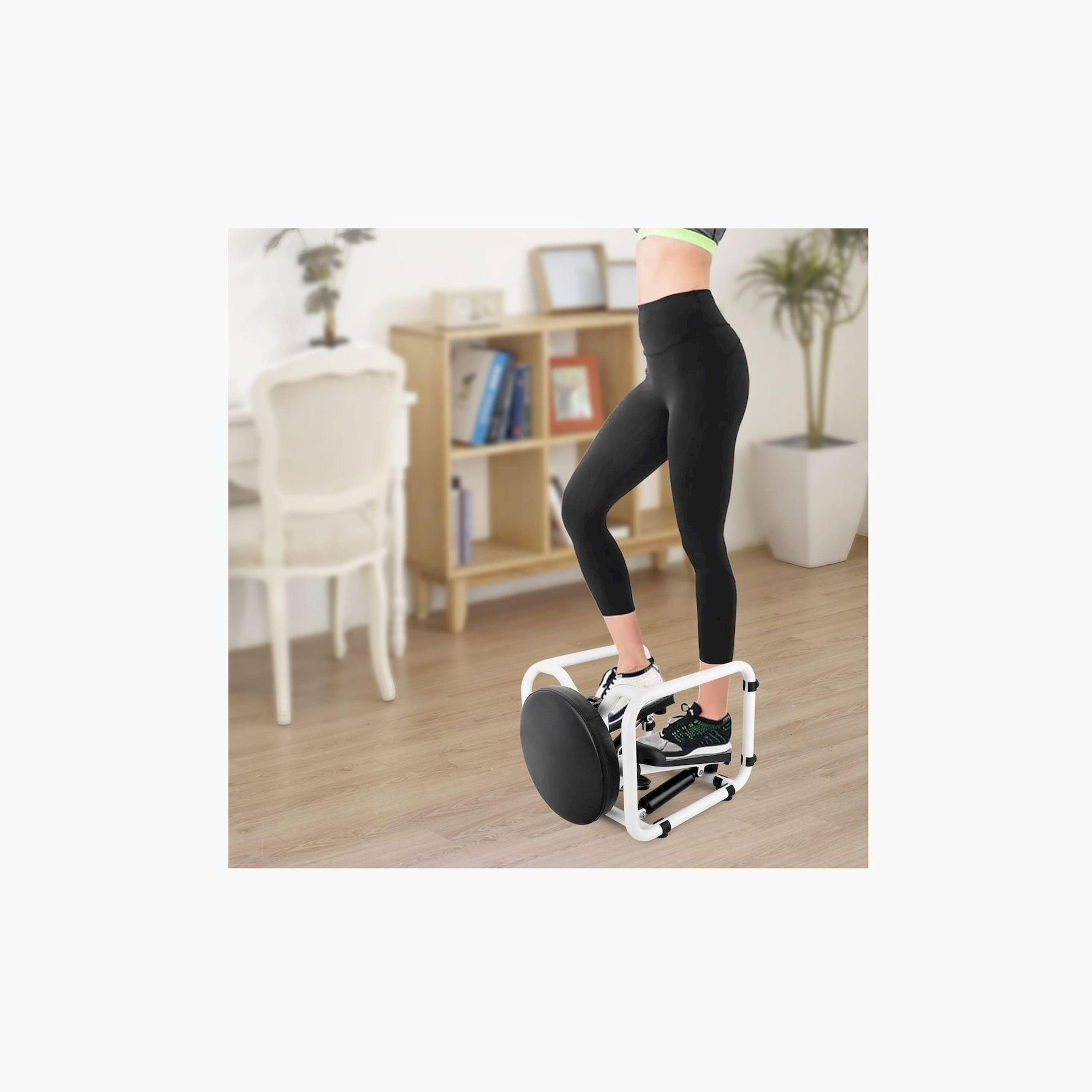 X MAXSTRENGTH - Mini Fitness Twist Stepper with Bands & Display-sports-gear-gym-image-6