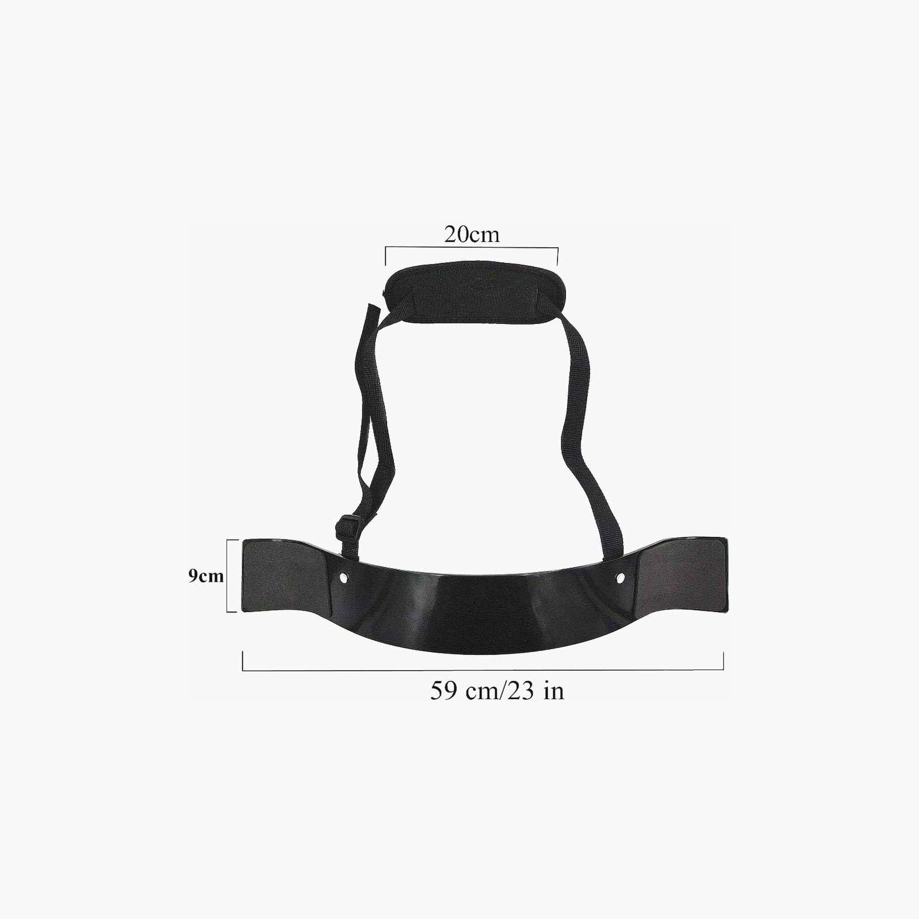 X MAXSTRENGTH - Adjustable Arm Blaster for Biceps - Black-sports-gear-gym-image-4