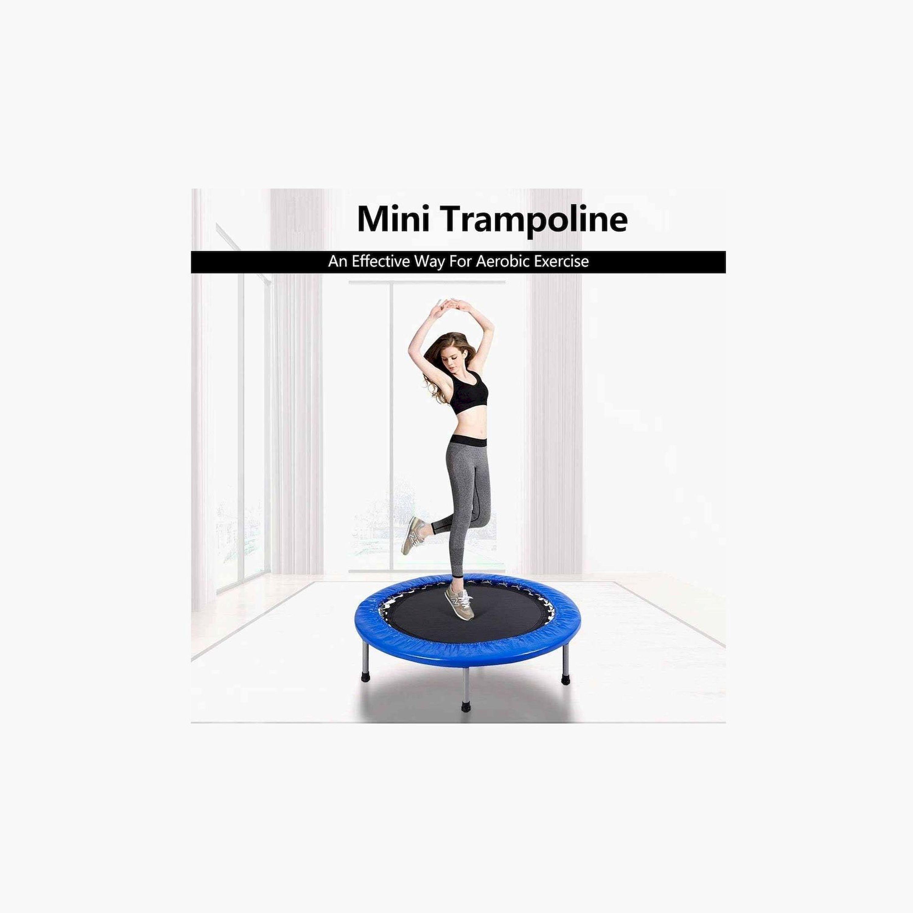 X MAXSTRENGTH - 40" Mini Trampoline with Safety Pad-sports-gear-gym-image-3