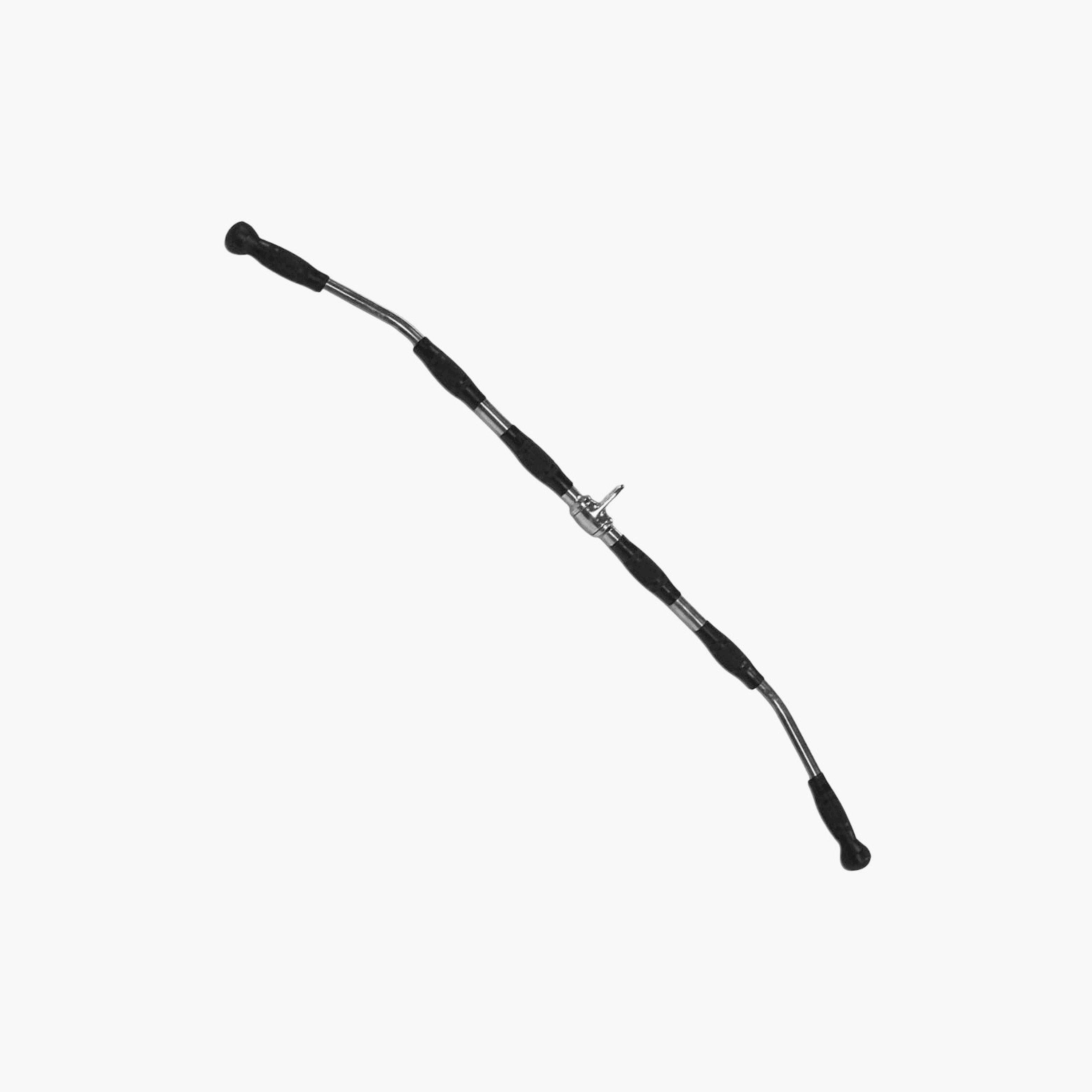 X MAXSTRENGTH - 47" Pro Grip Revolving Curl Bar - Silver-sports-gear-gym-image-1