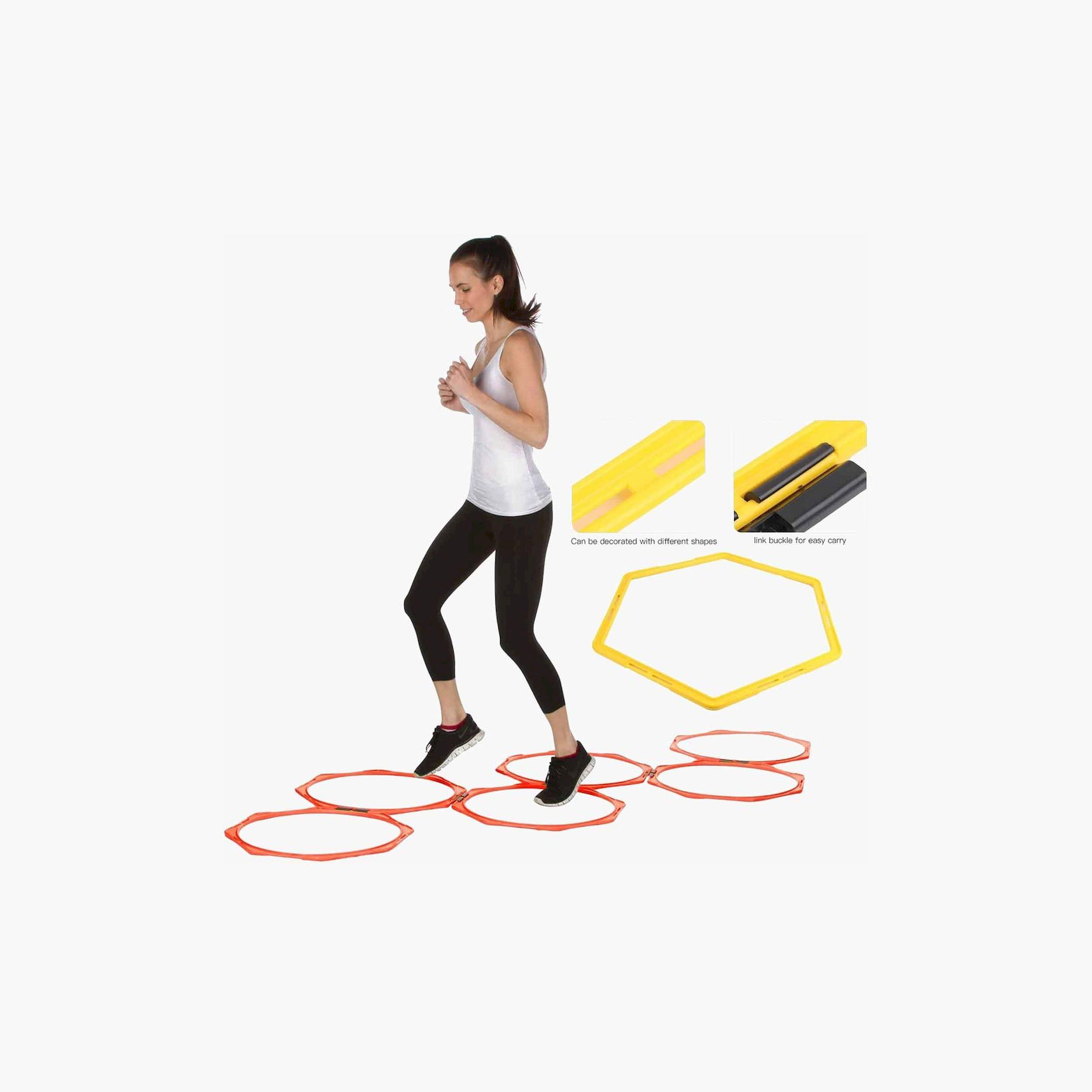 X MAXSTRENGTH - Speed Agility Training Ladder (18 Rings)-sports-gear-gym-image-2