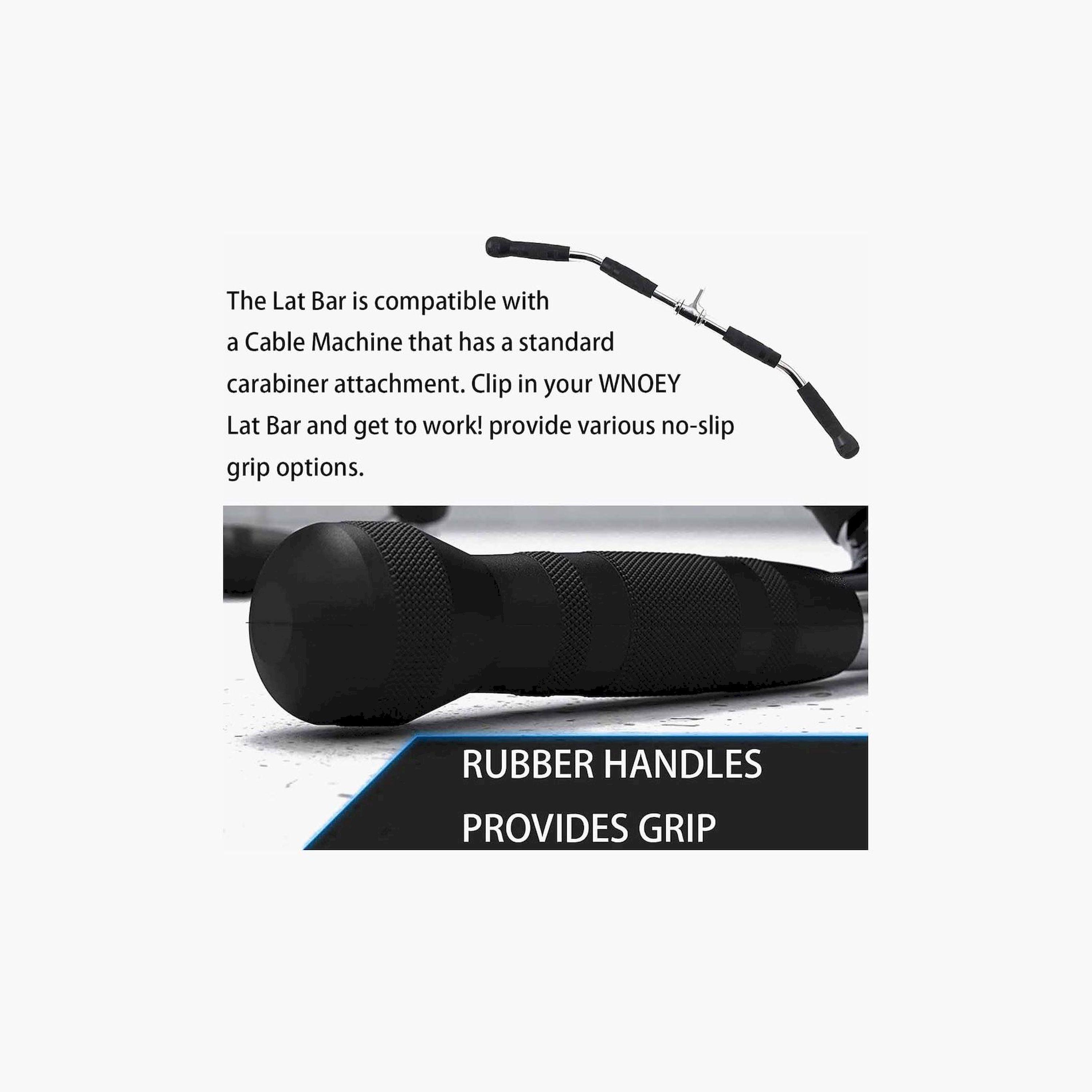 X MAXSTRENGTH - 35.5" Revolving Lat Pulldown Bar - Silver-sports-gear-gym-image-3
