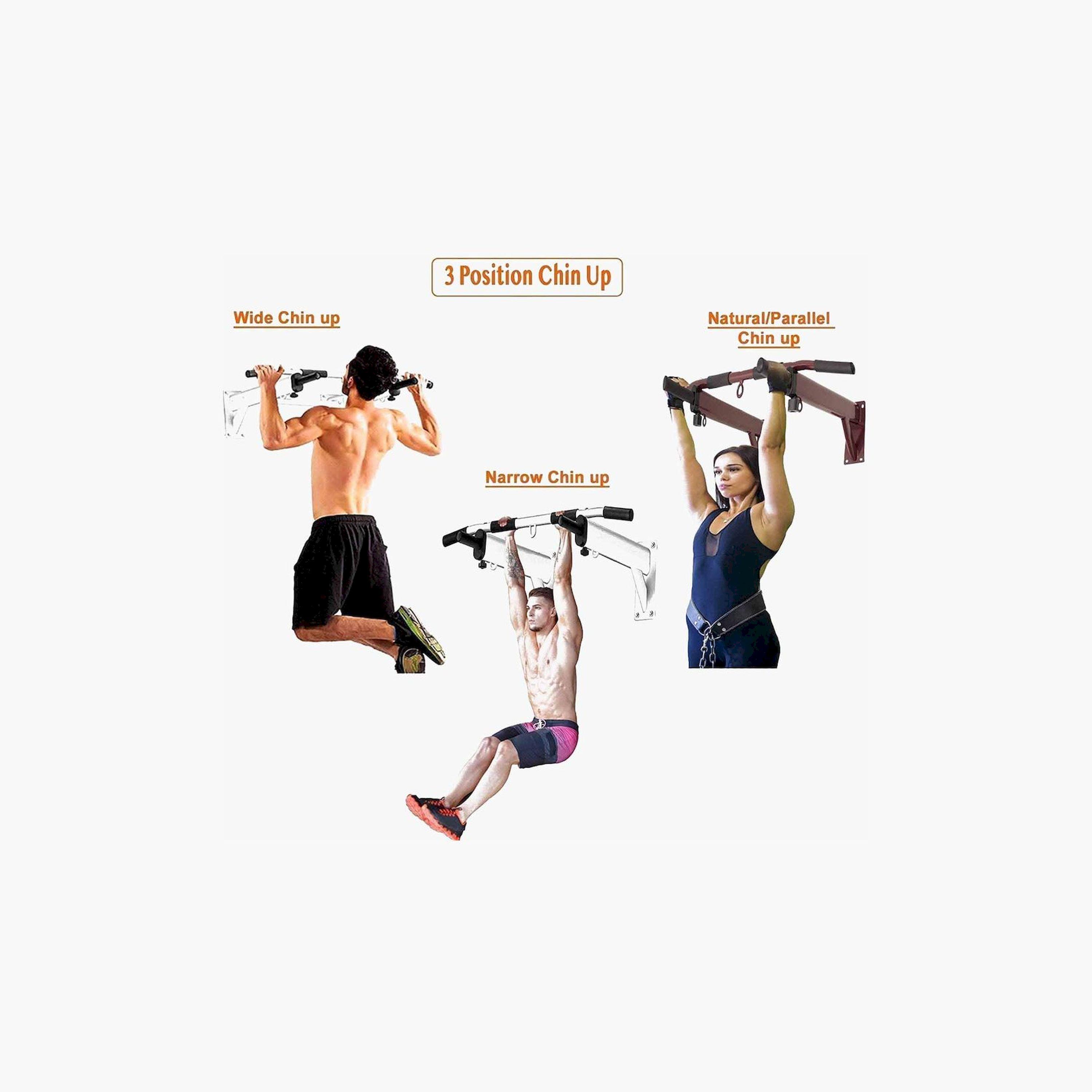 X MAXSTRENGTH - Heavy Duty Wall-Mounted Pull Up Bar-sports-gear-gym-image-3
