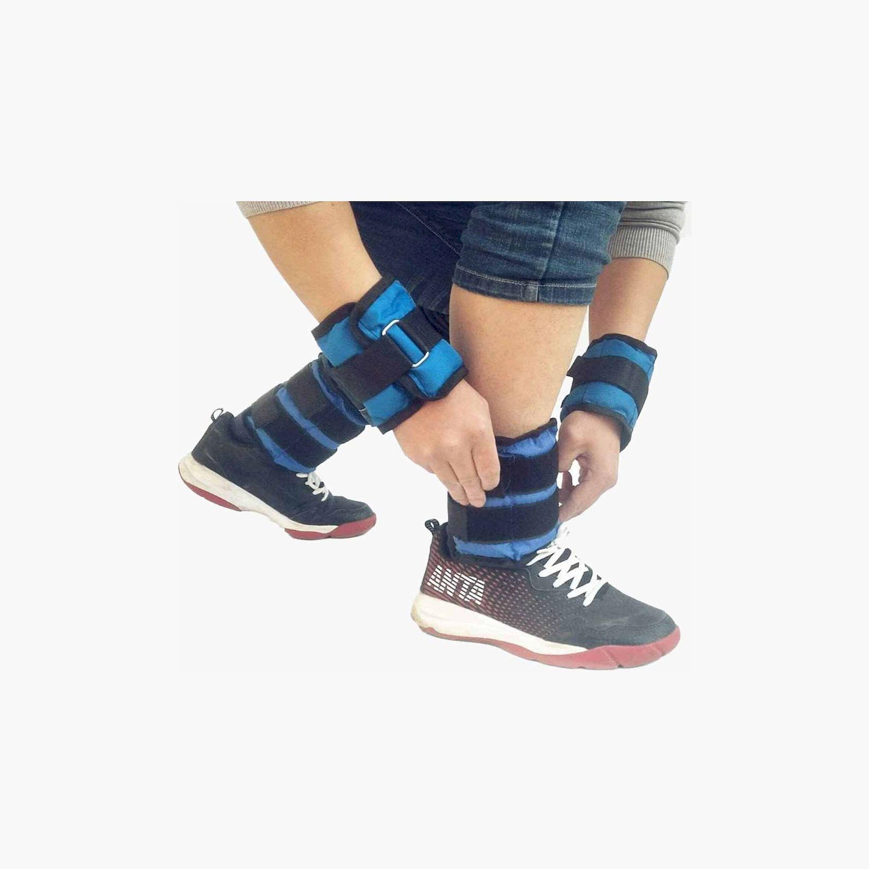 X MAXSTRENGTH - Adjustable Ankle Wrist Weights (1kg)-sports-gear-gym-image-3