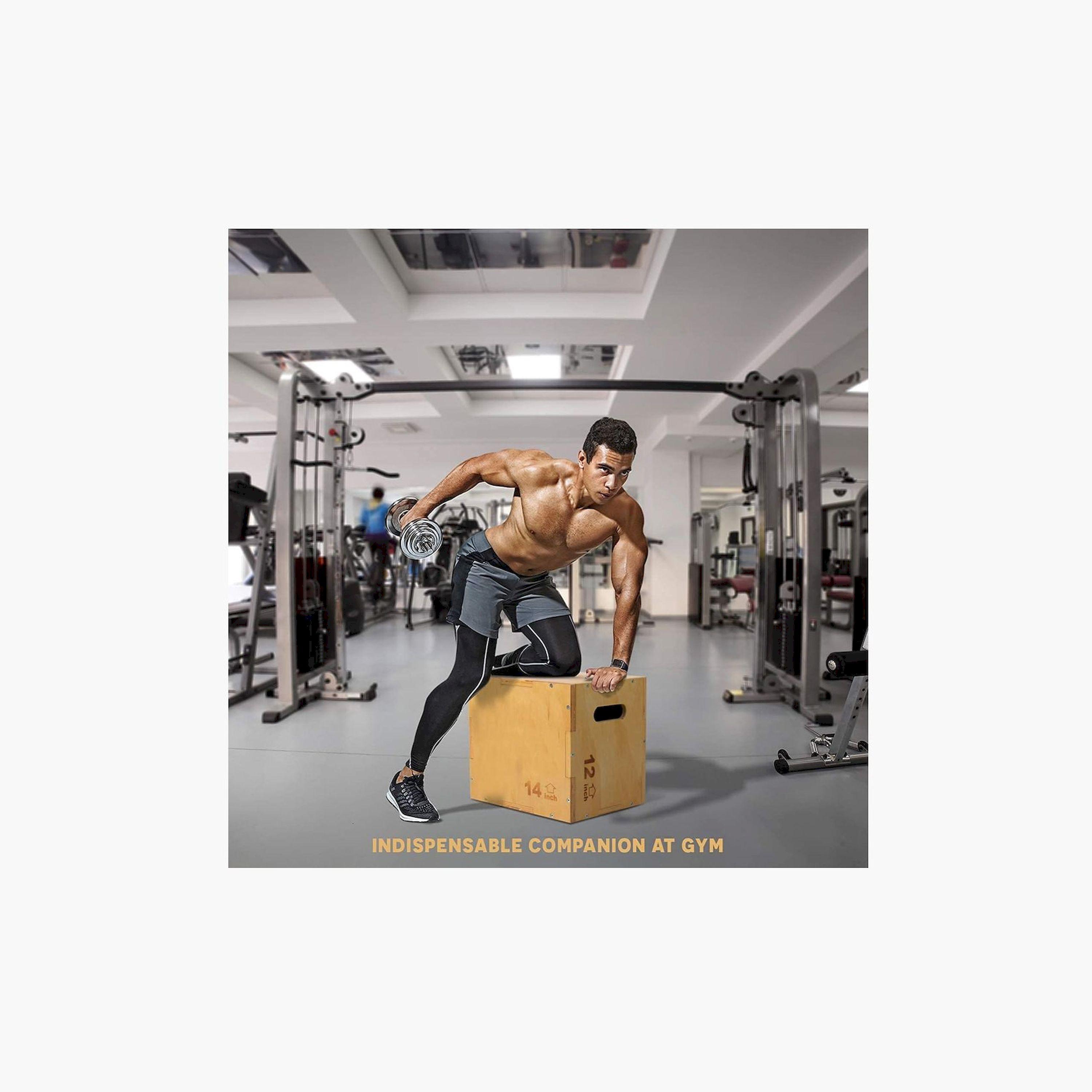 X MAXSTRENGTH - Wooden Plyo Box for Fitness Workout-sports-gear-gym-image-6
