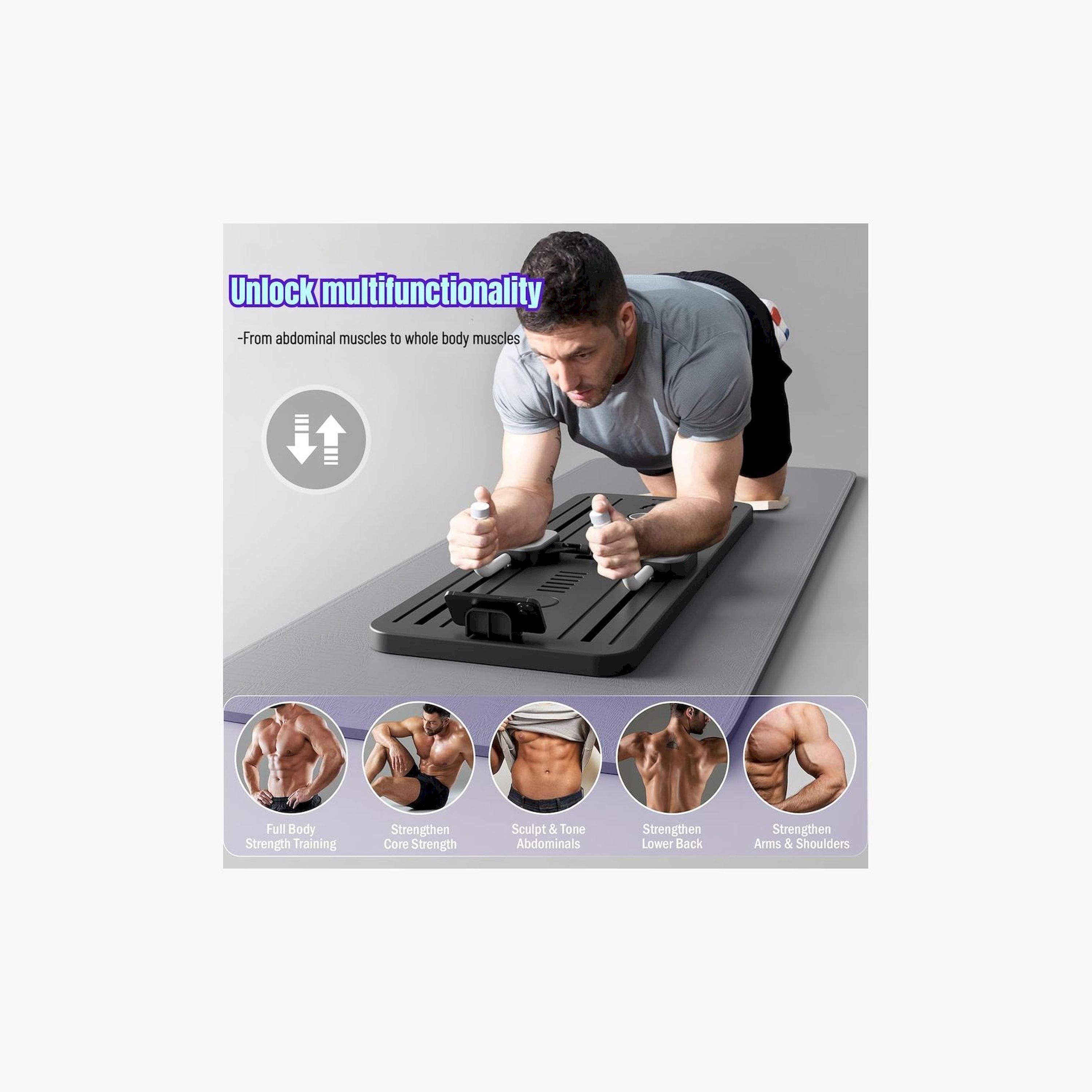 X MAXSTRENGTH - Multifunctional Abdominal Workout Board - Grey-sports-gear-gym-image-3