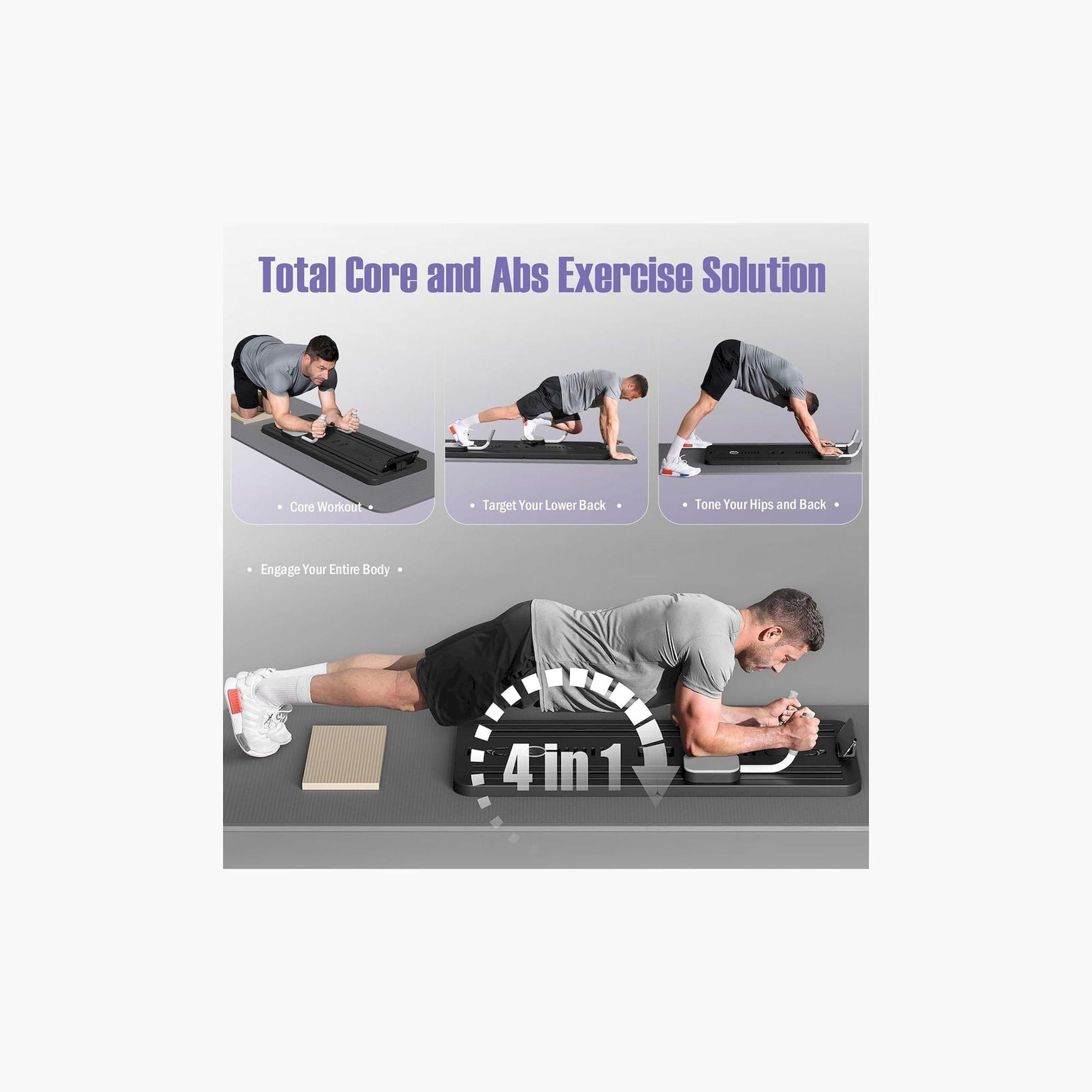 X MAXSTRENGTH - Multifunctional Abdominal Workout Board - Grey-sports-gear-gym-image-4