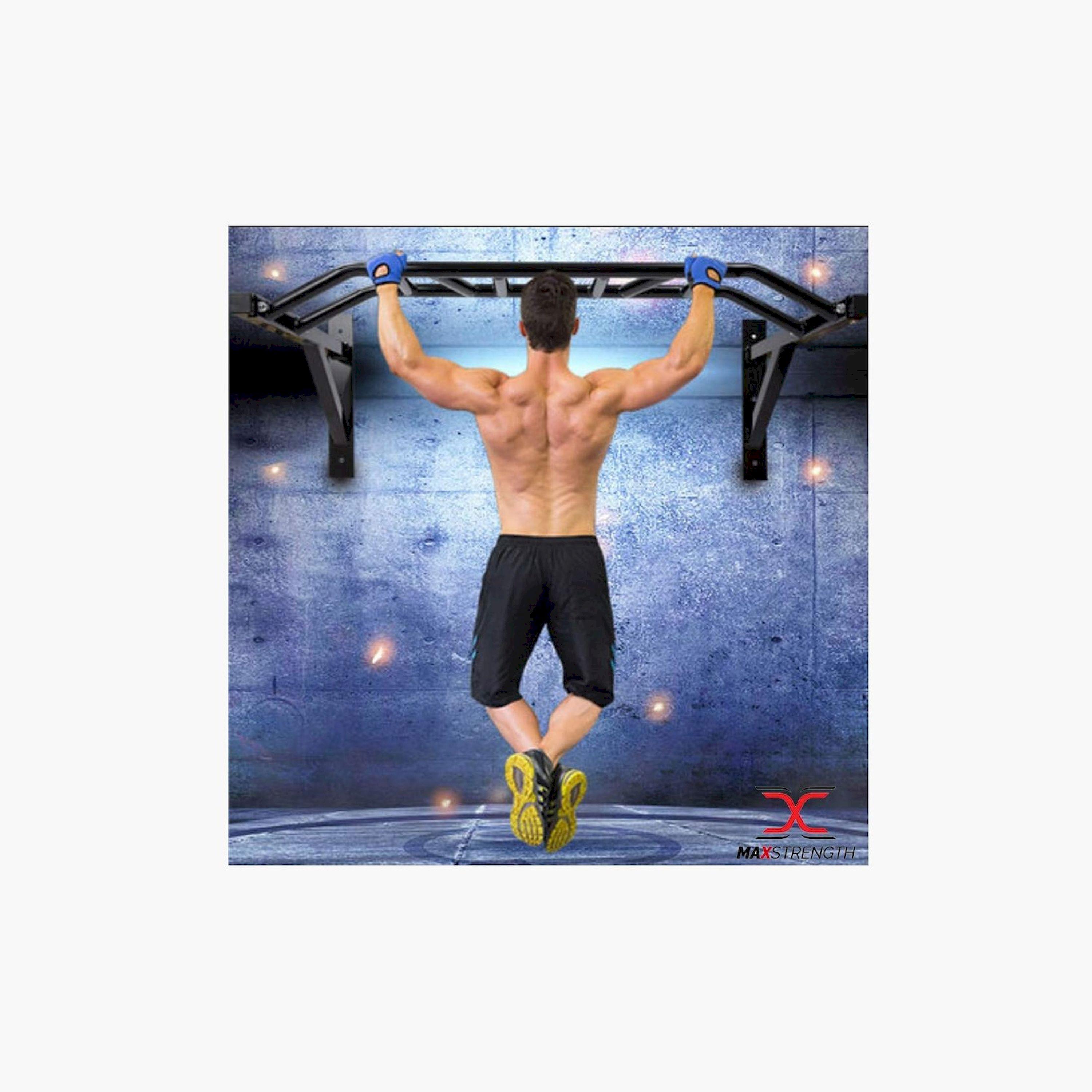 ماكس سترينغث -  قضيب تمرين السحب العلوي للتثبيت على الحائط-sports-gear-gym-image-4