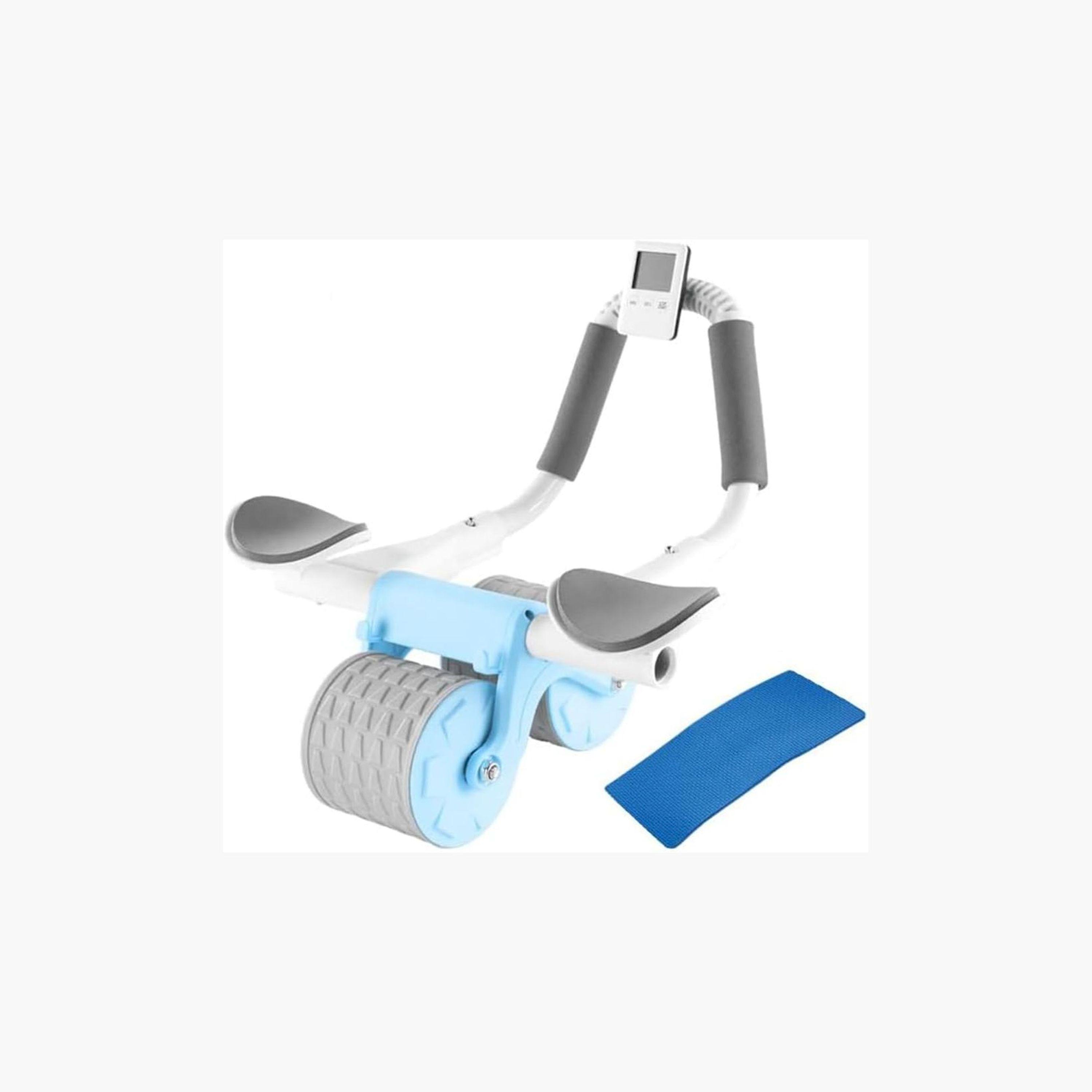 X MAXSTRENGTH - Smart Ab Roller Wheel with Monitor - Sky Blue-sports-gear-gym-image-1