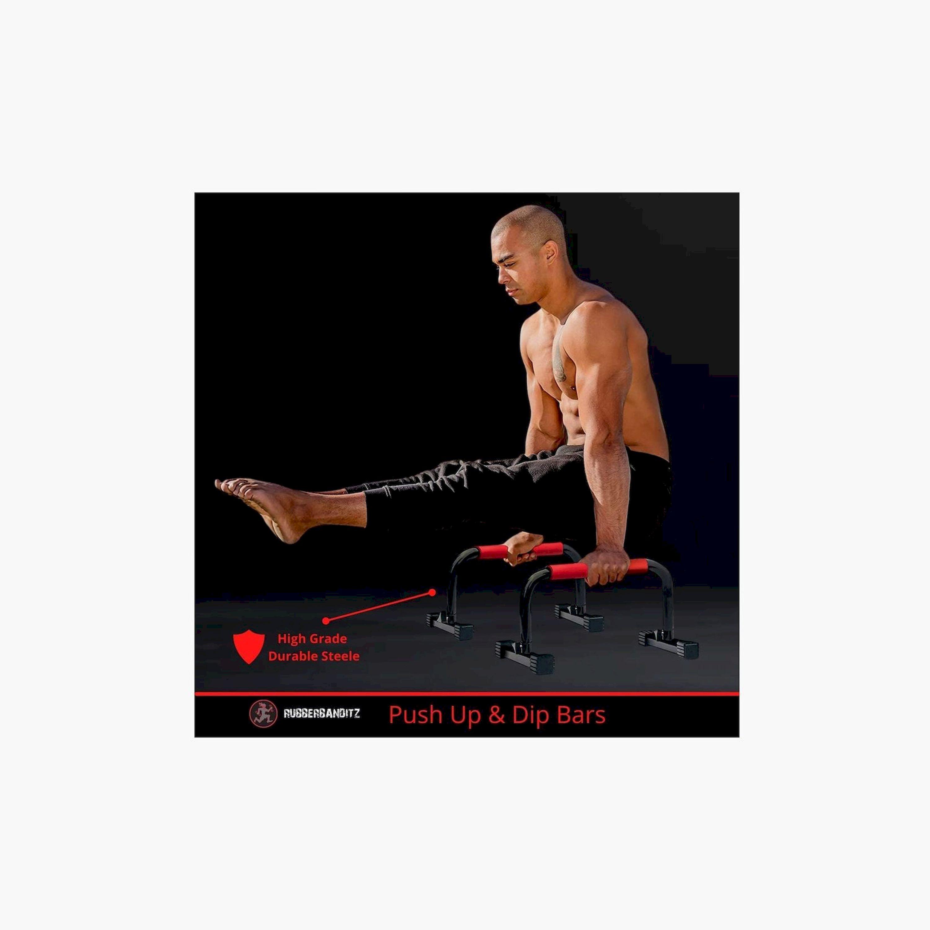 X MAXSTRENGTH - Parallettes Bars for Push Ups & Dips-sports-gear-gym-image-3