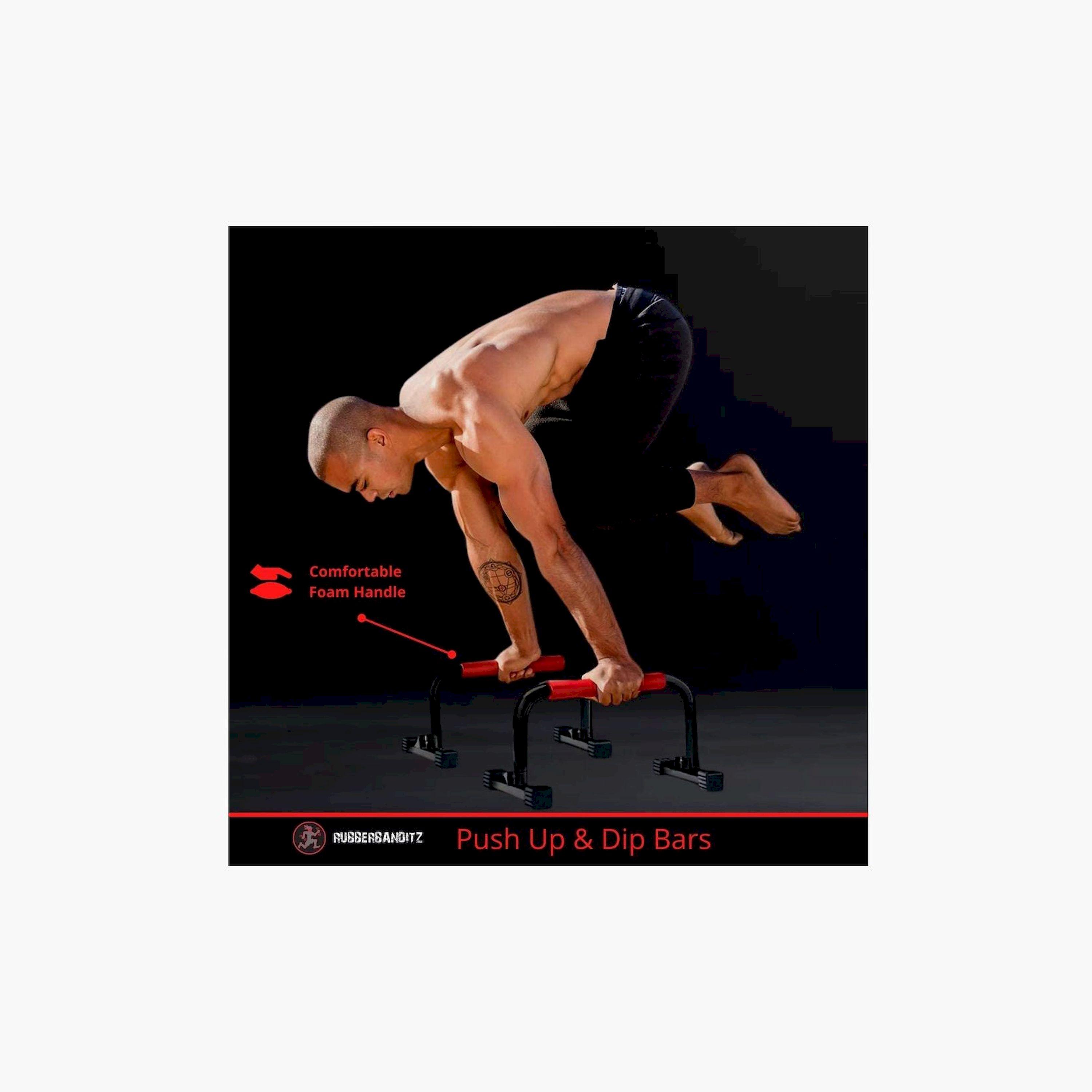 X MAXSTRENGTH - Parallettes Bars for Push Ups & Dips-sports-gear-gym-image-4