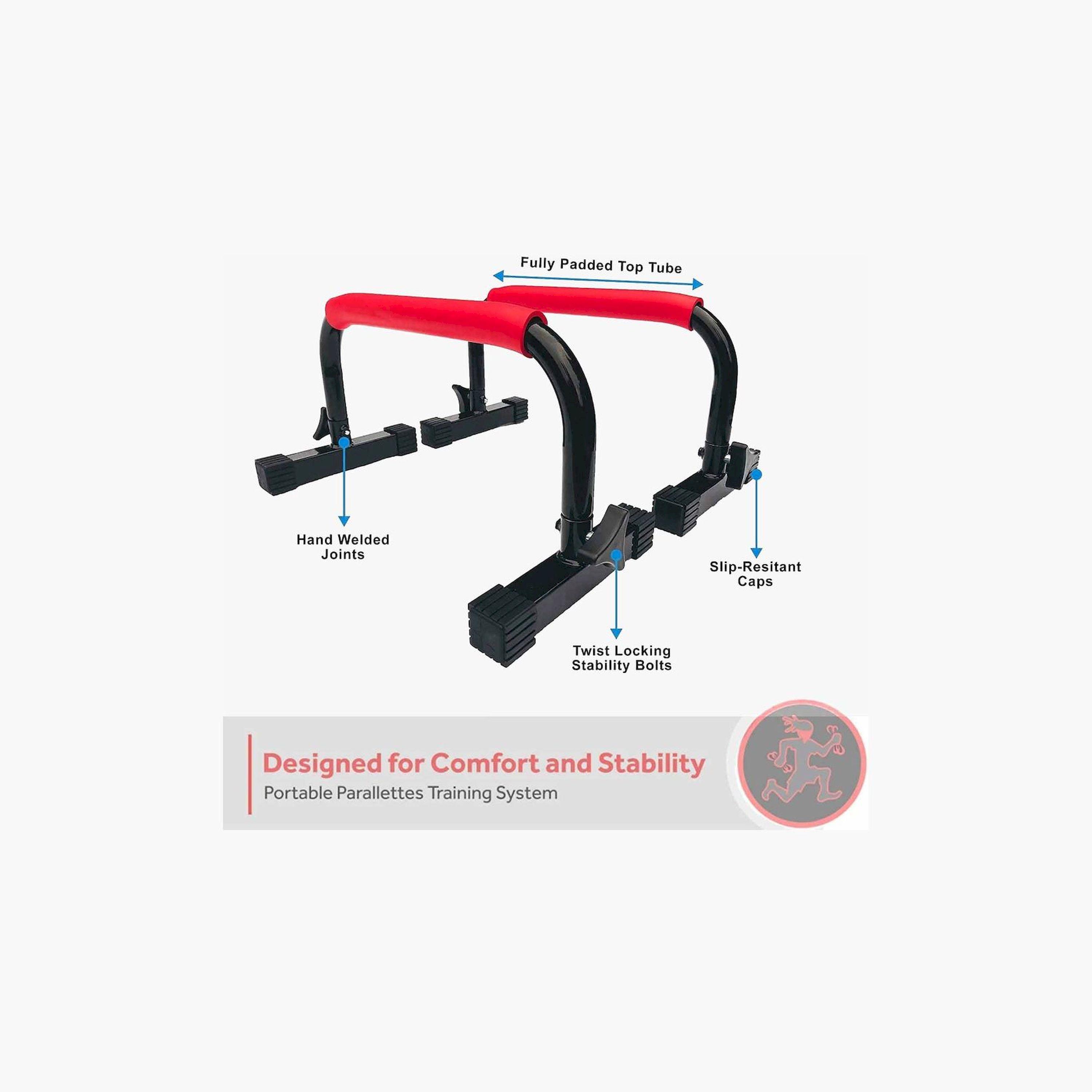 X MAXSTRENGTH - Parallettes Bars for Push Ups & Dips-sports-gear-gym-image-5