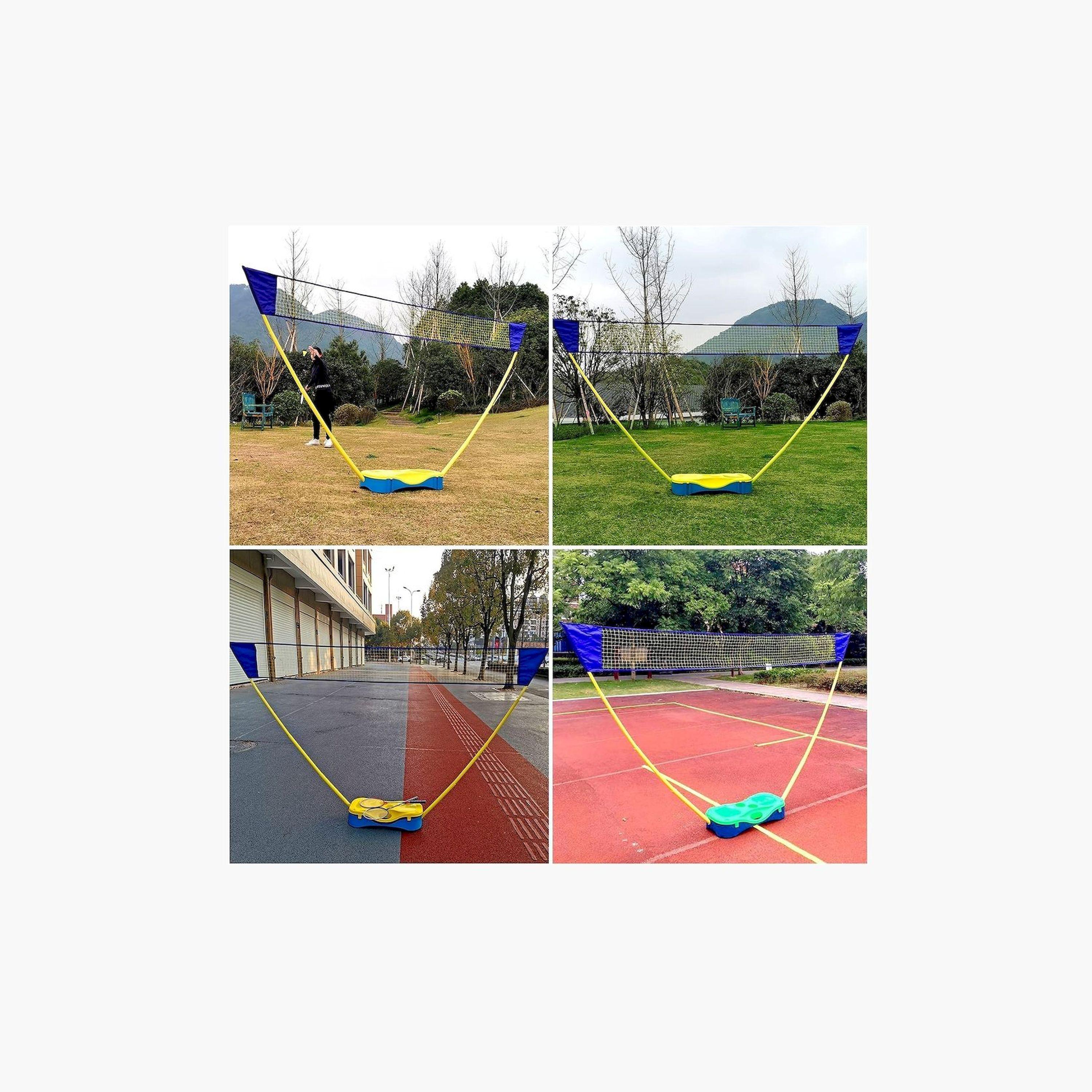 X MAXSTRENGTH - 3-in-1 Outdoor Folding Badminton Net Set-sports-gear-badminton-image-2