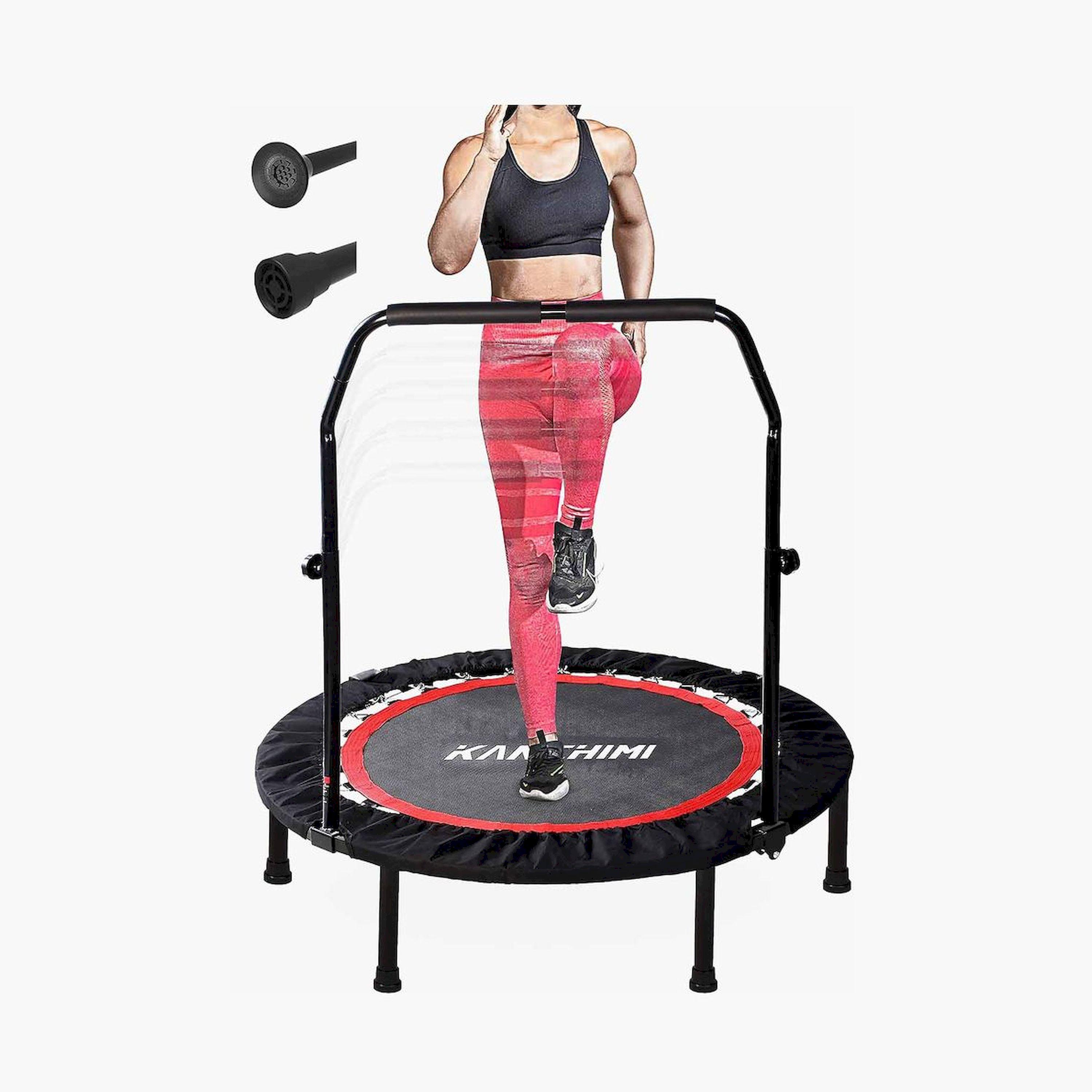 X MAXSTRENGTH - Kanchimi 40" Folding Mini Trampoline-sports-gear-gym-image-1