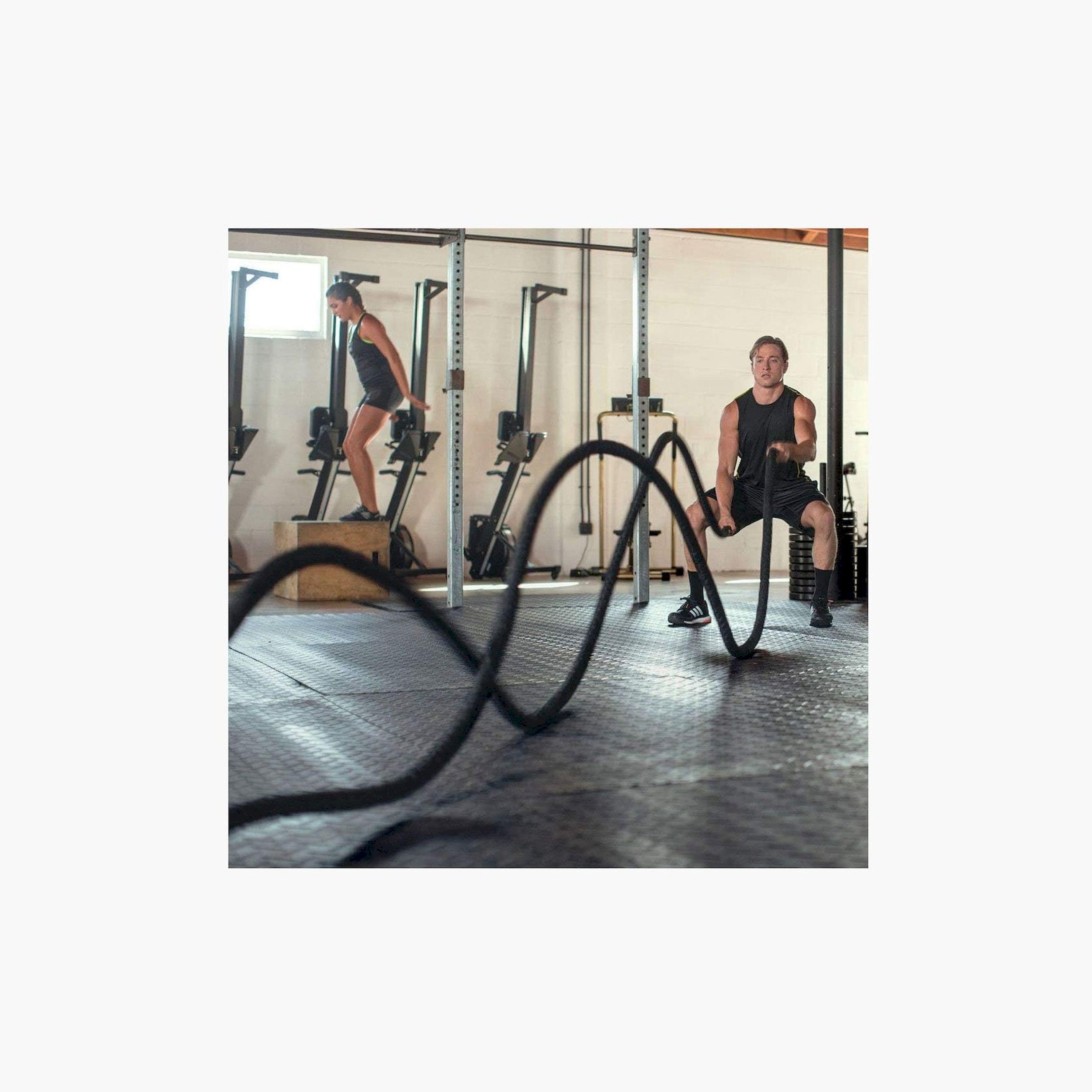 X MAXSTRENGTH - Battle Rope Strength Training (9ft, 38mm)-sports-gear-gym-image-3
