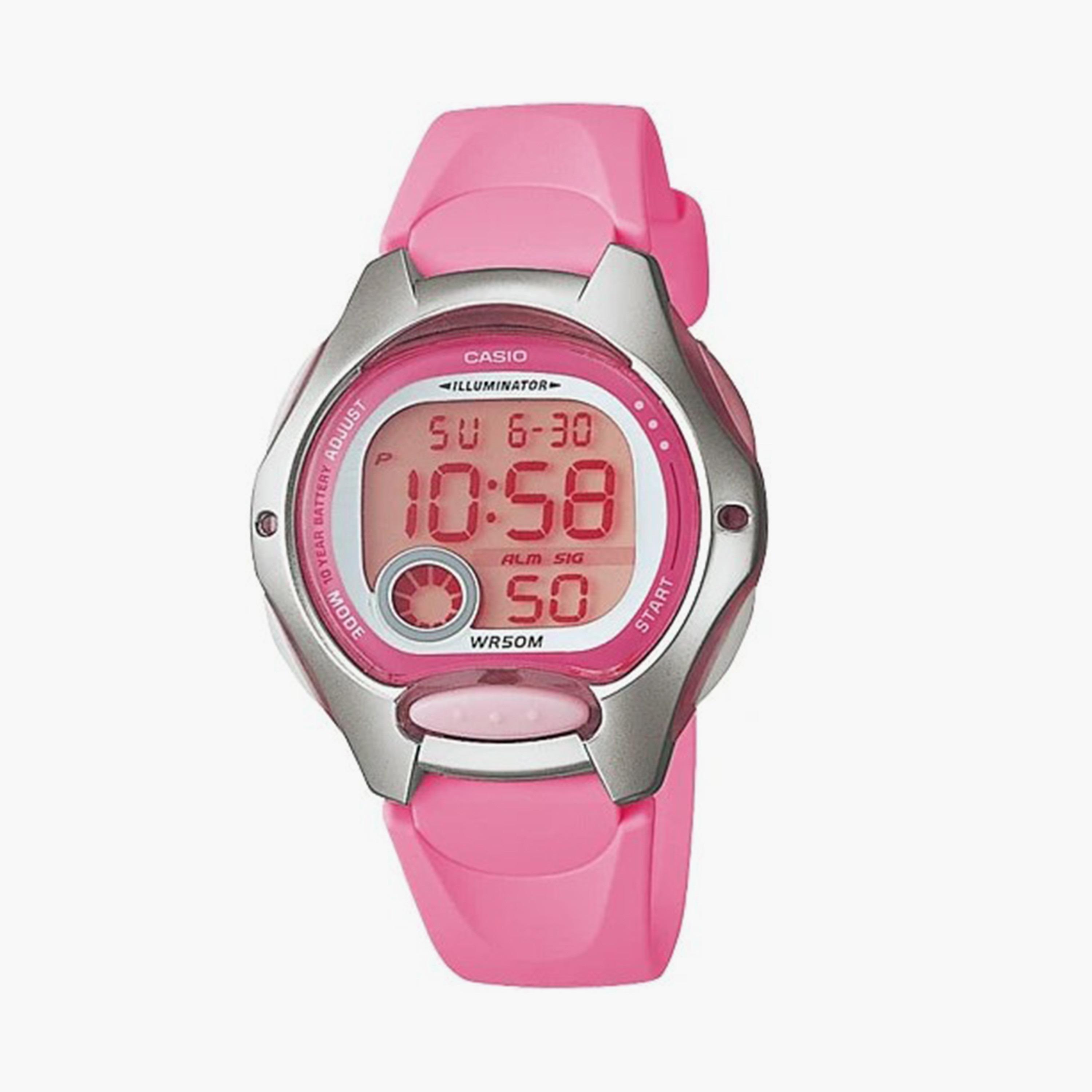 Casio Women's 38MM Pink Digital Plastic Strap Watch | LW-200-4BVDF-women-watchesandjewellery-watches-image-1