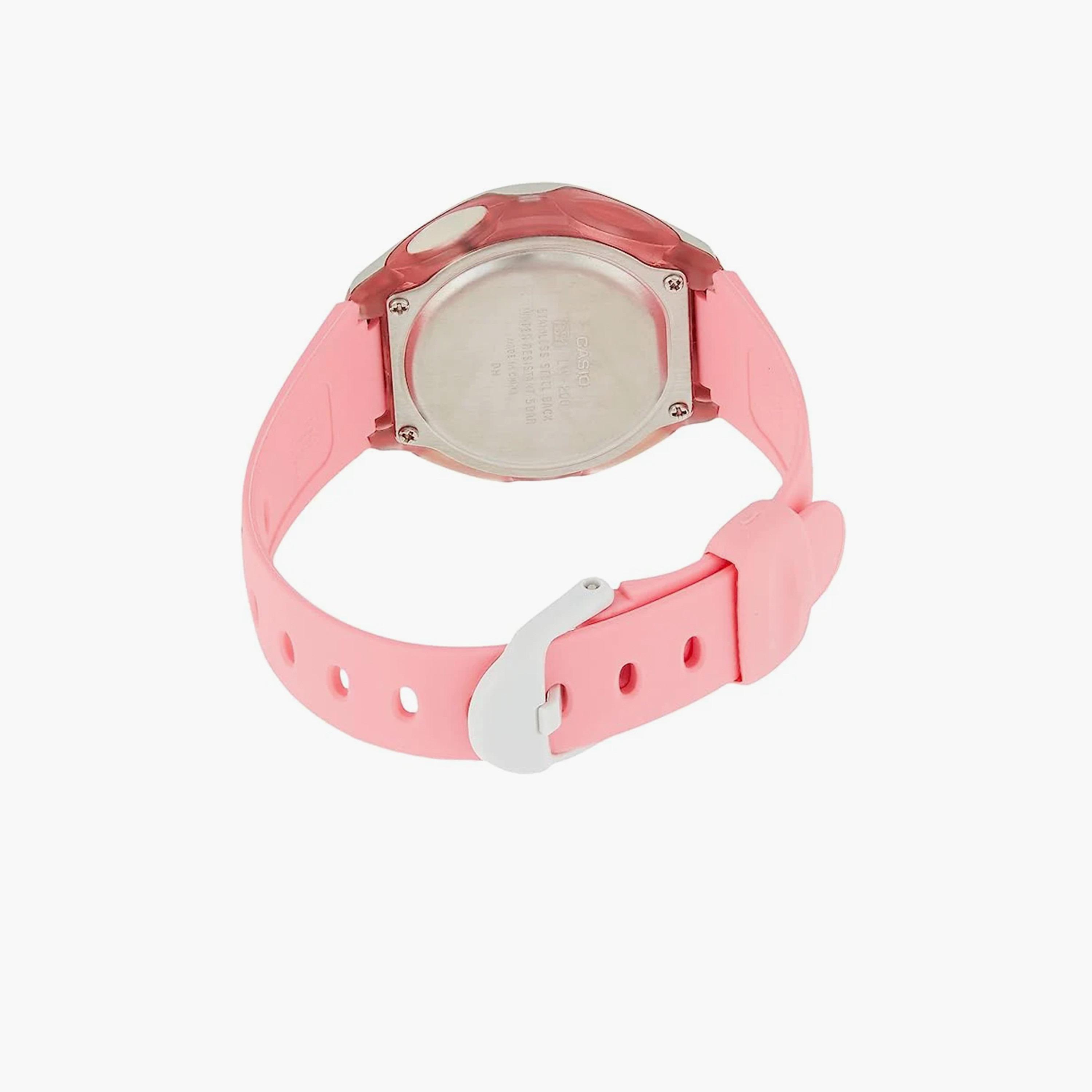 Casio Women's 38MM Pink Digital Plastic Strap Watch | LW-200-4BVDF-women-watchesandjewellery-watches-image-2