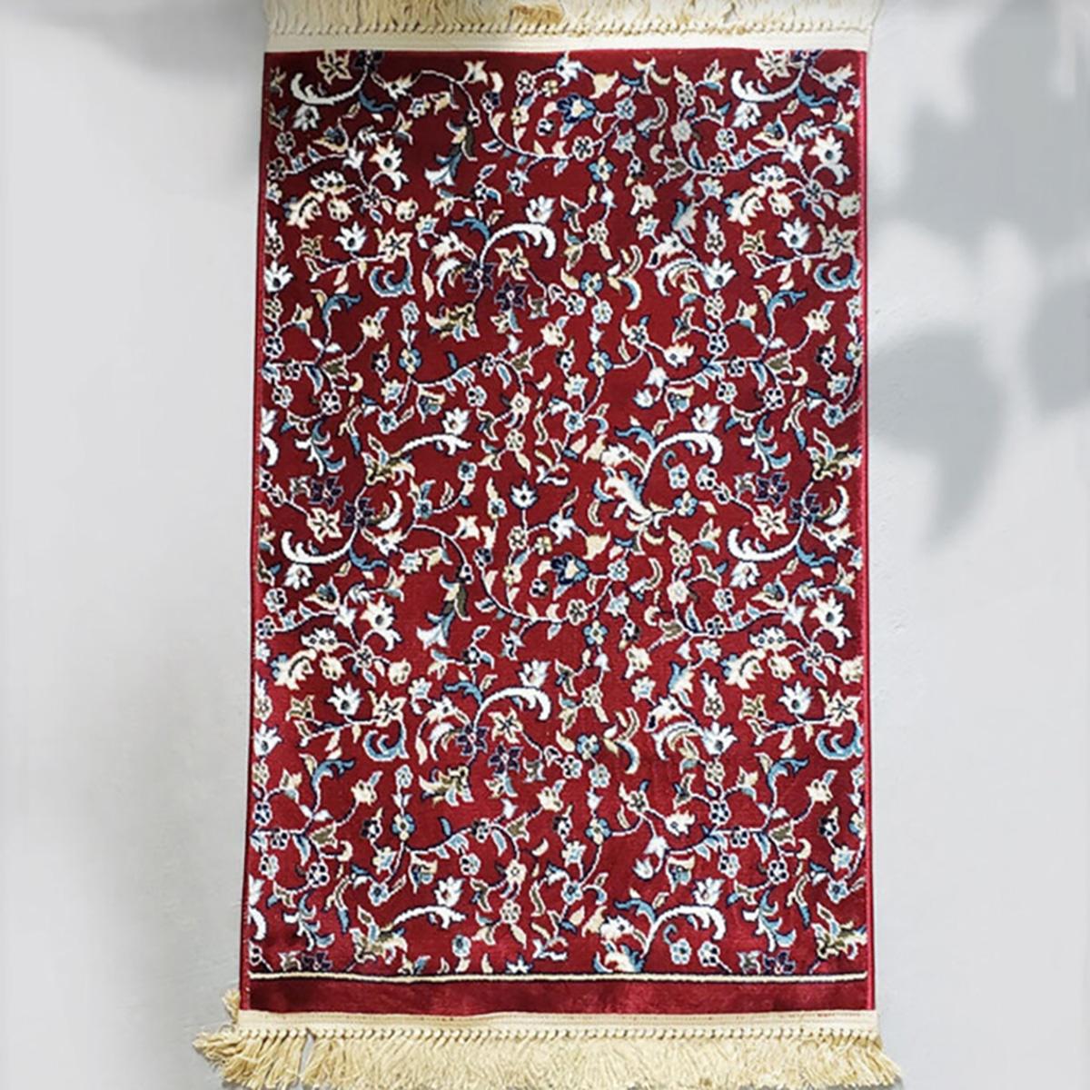 Deen Square Al Rawdah Printed Prayer Mat - 110x70 cm-household-rugsandcarpets-prayermats-image-1