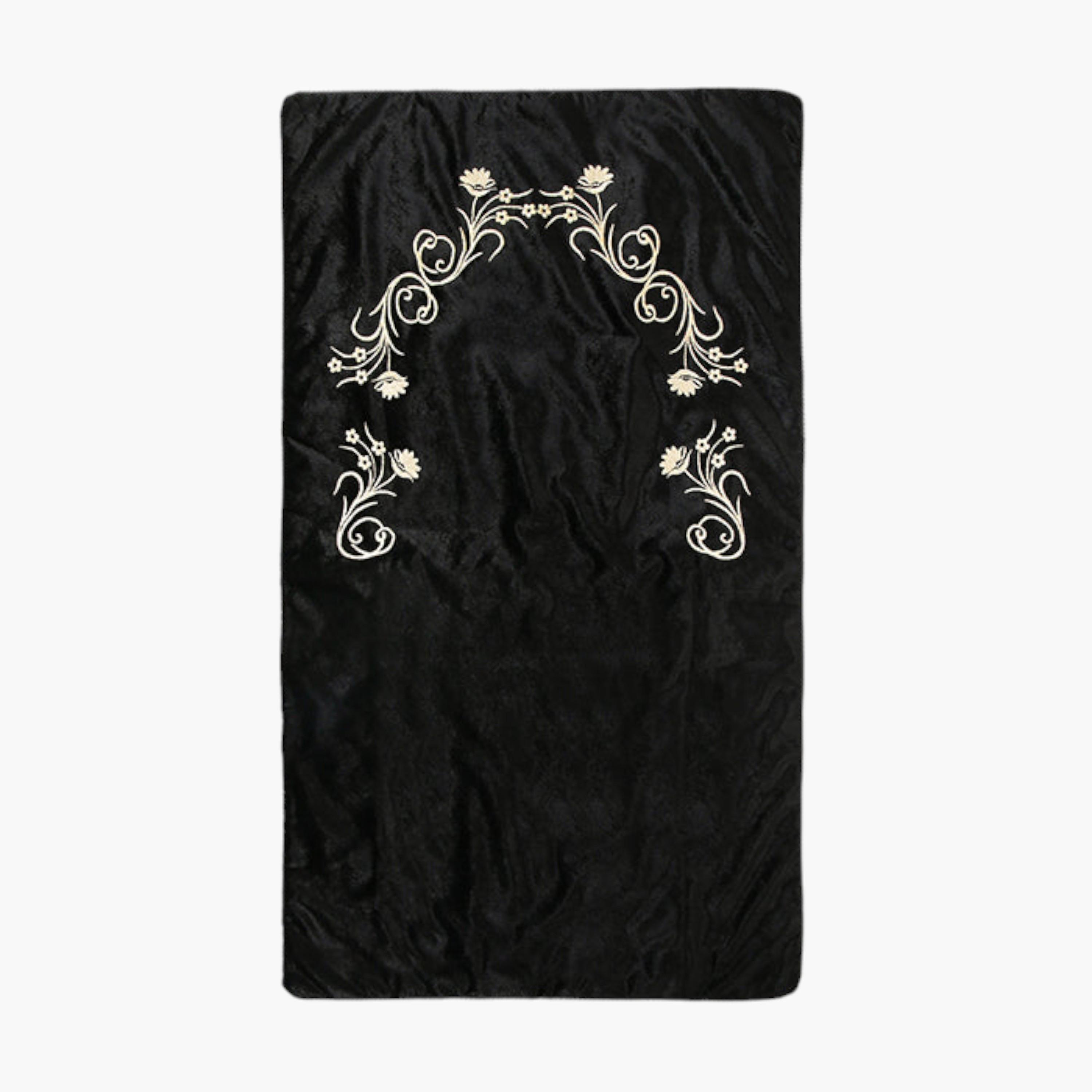 Premium Embroidered Prayer Mat - 110x70 cm-household-rugsandcarpets-prayermats-image-1