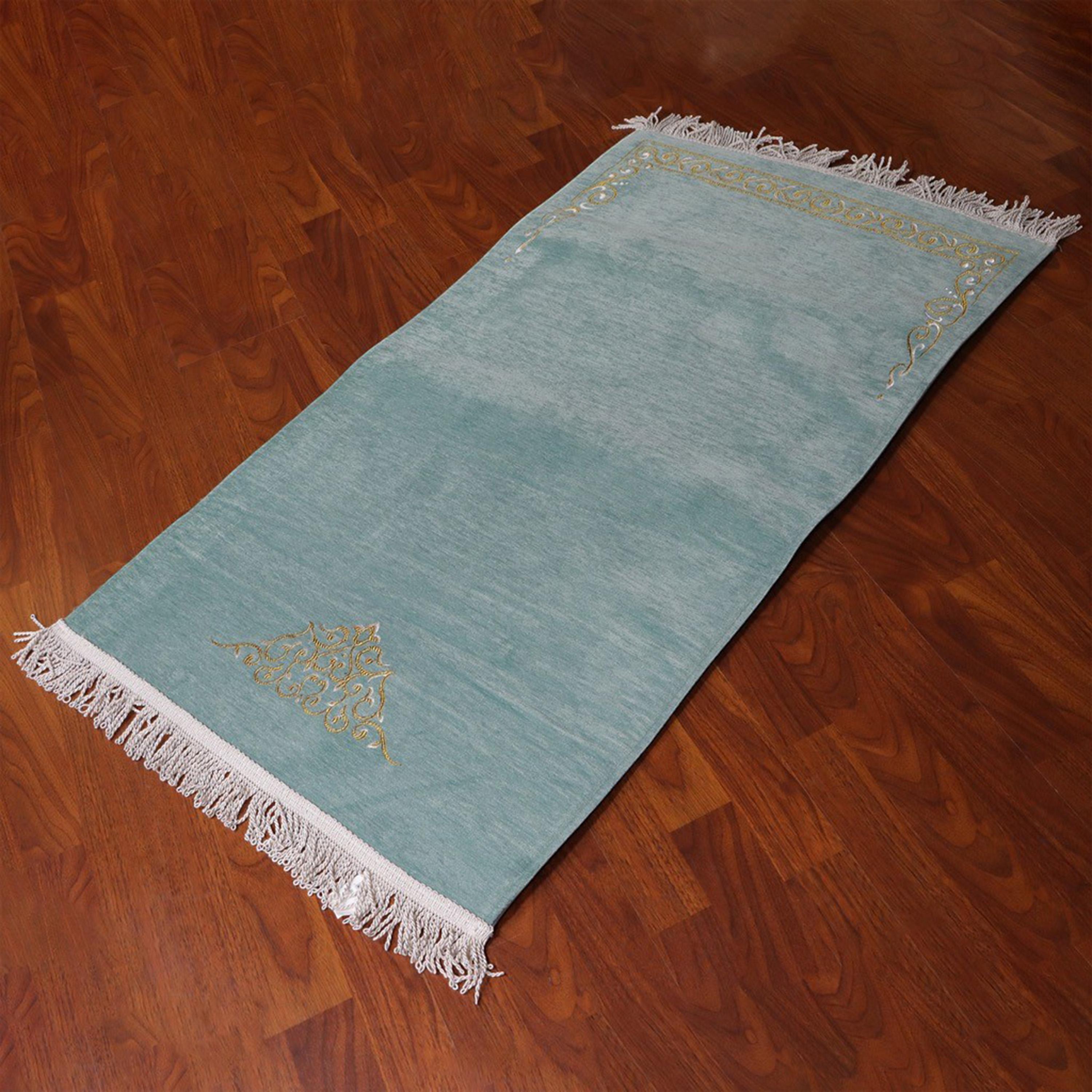 Salam Embroidered Prayer Mat - 110x70 cm-household-rugsandcarpets-prayermats-image-3