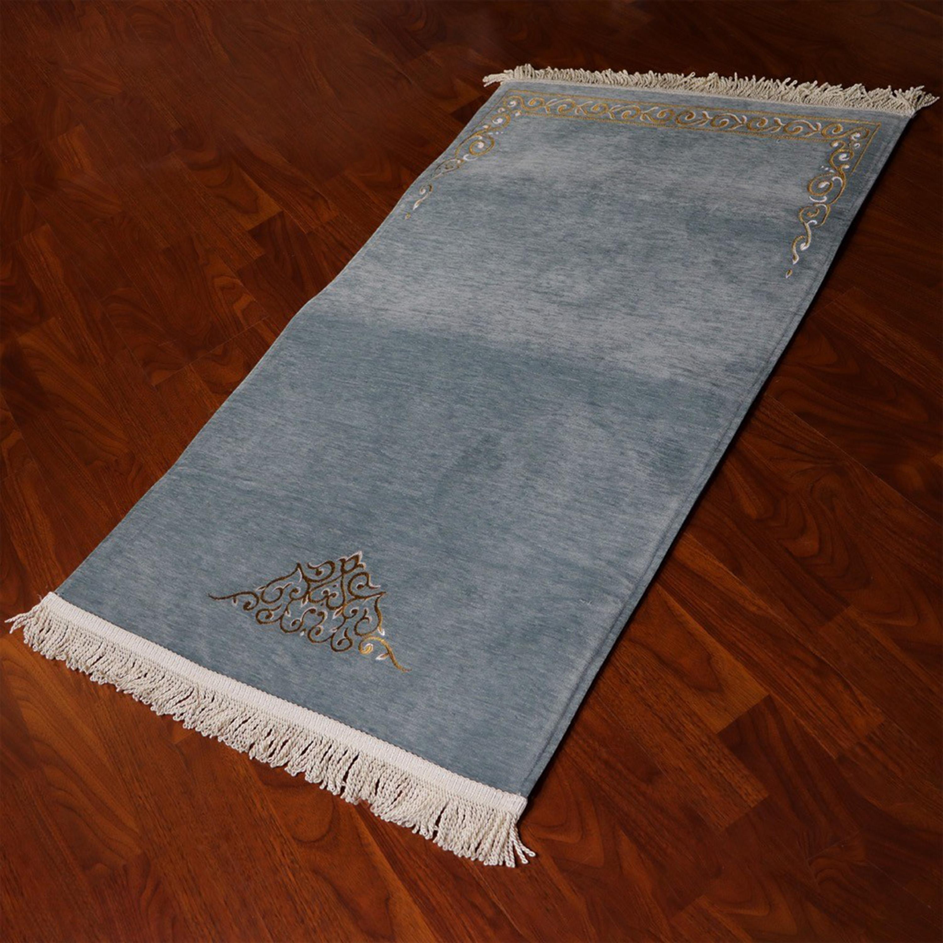 Salam Embroidered Prayer Mat - 110x70 cm-household-rugsandcarpets-prayermats-image-3